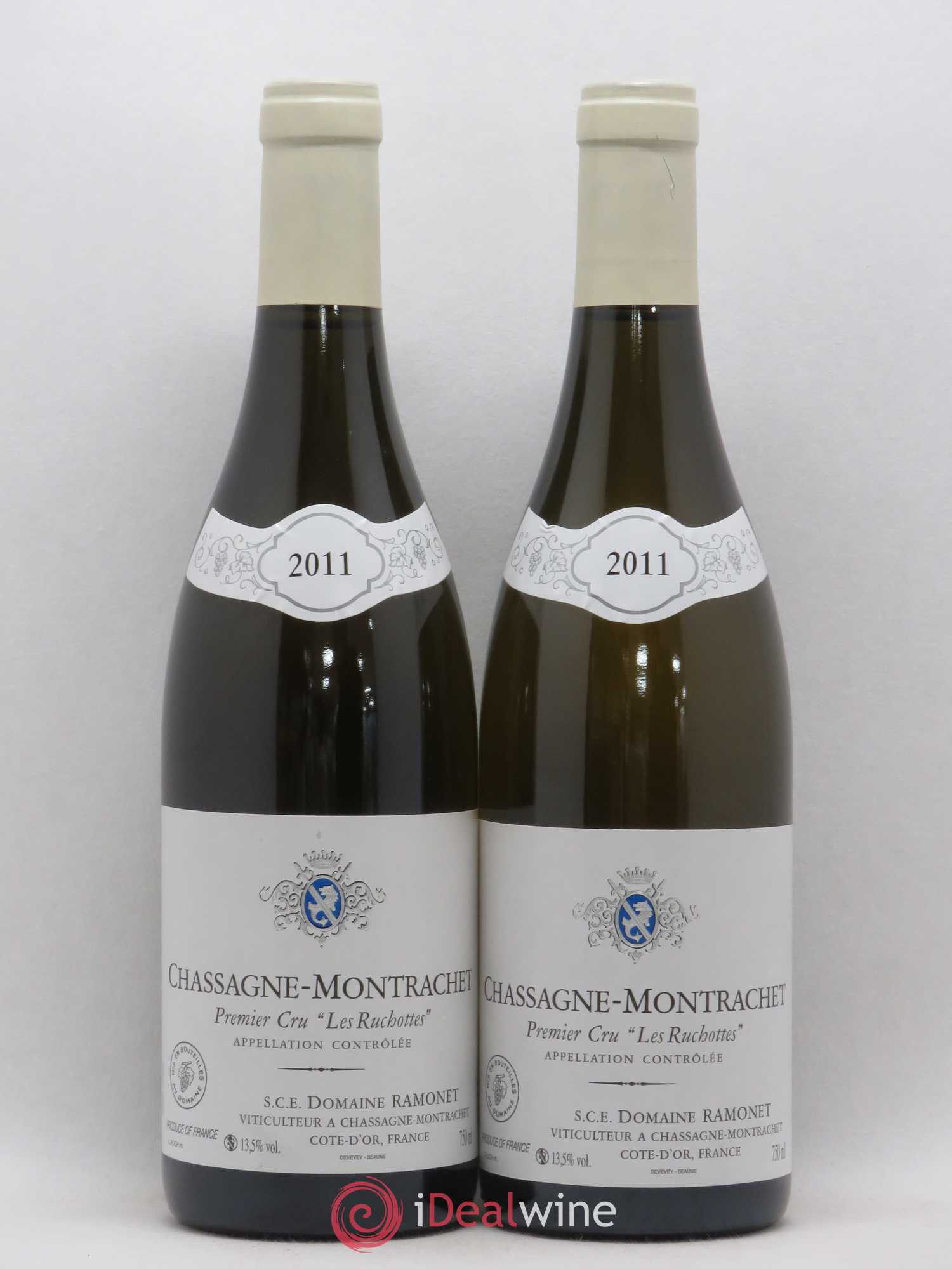 Chassagne-Montrachet 1er Cru Les Ruchottes Ramonet (Domaine) 2011 - Lot de 2 bouteilles - 0