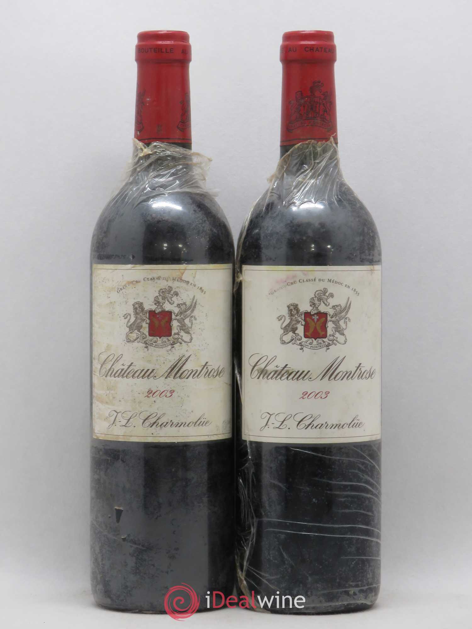 Château Montrose 2ème Grand Cru Classé 2003 - Lot de 2 bouteilles - 0