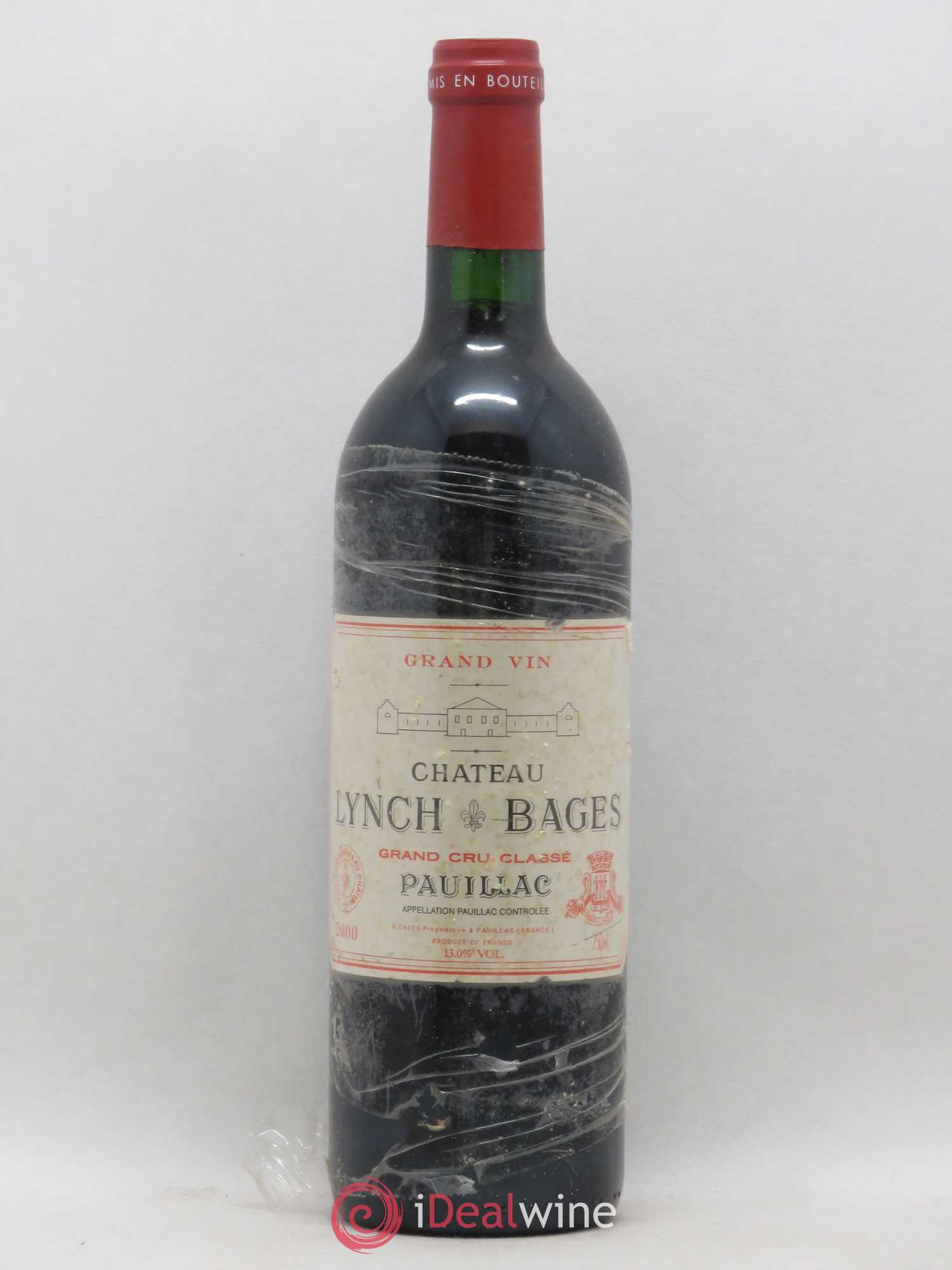 Château Lynch Bages 5ème Grand Cru Classé 2000 - Lot de 1 bouteille - 0
