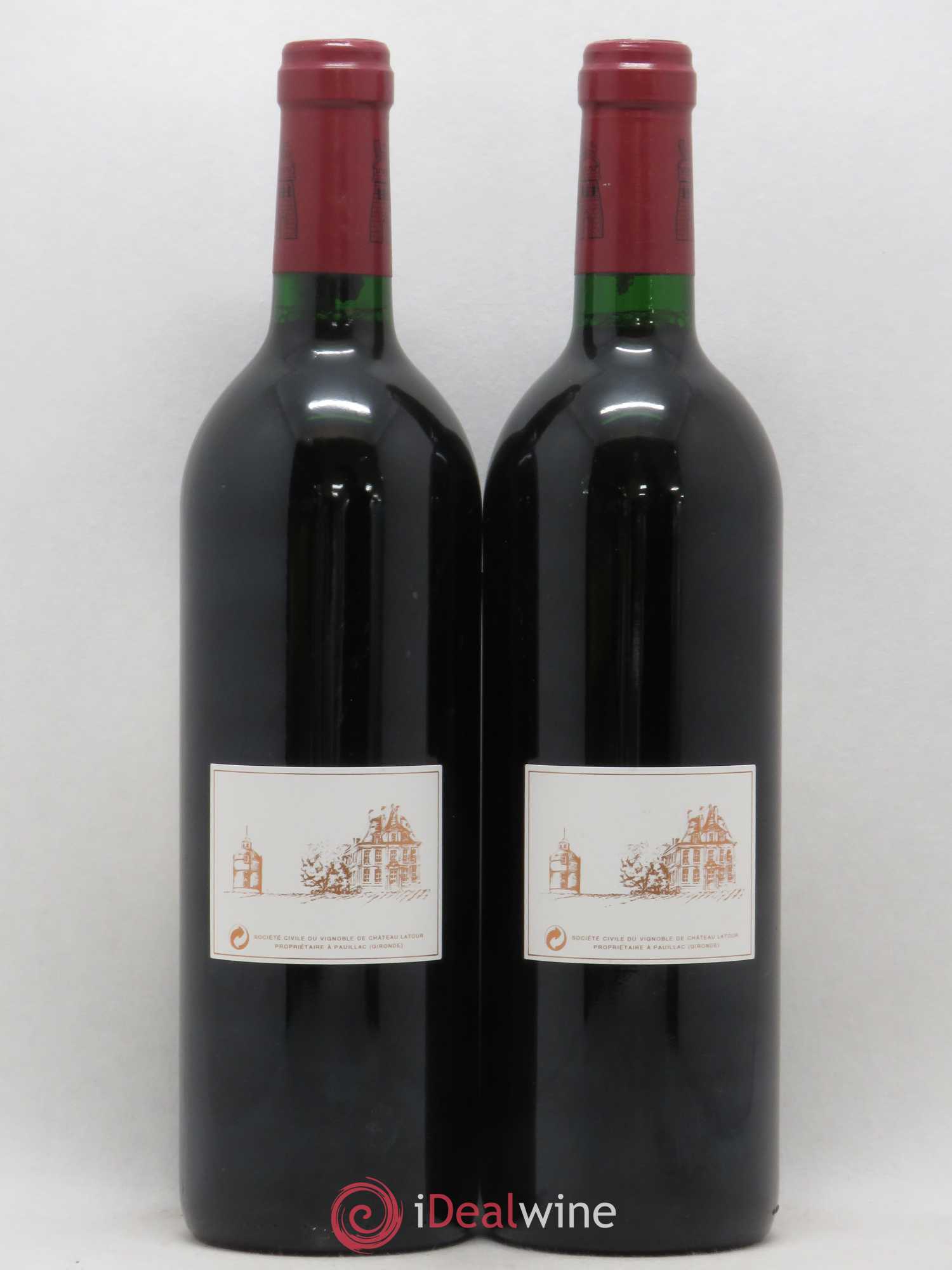 Château Latour 1er Grand Cru Classé 1996 - Lot de 2 bouteilles - 1