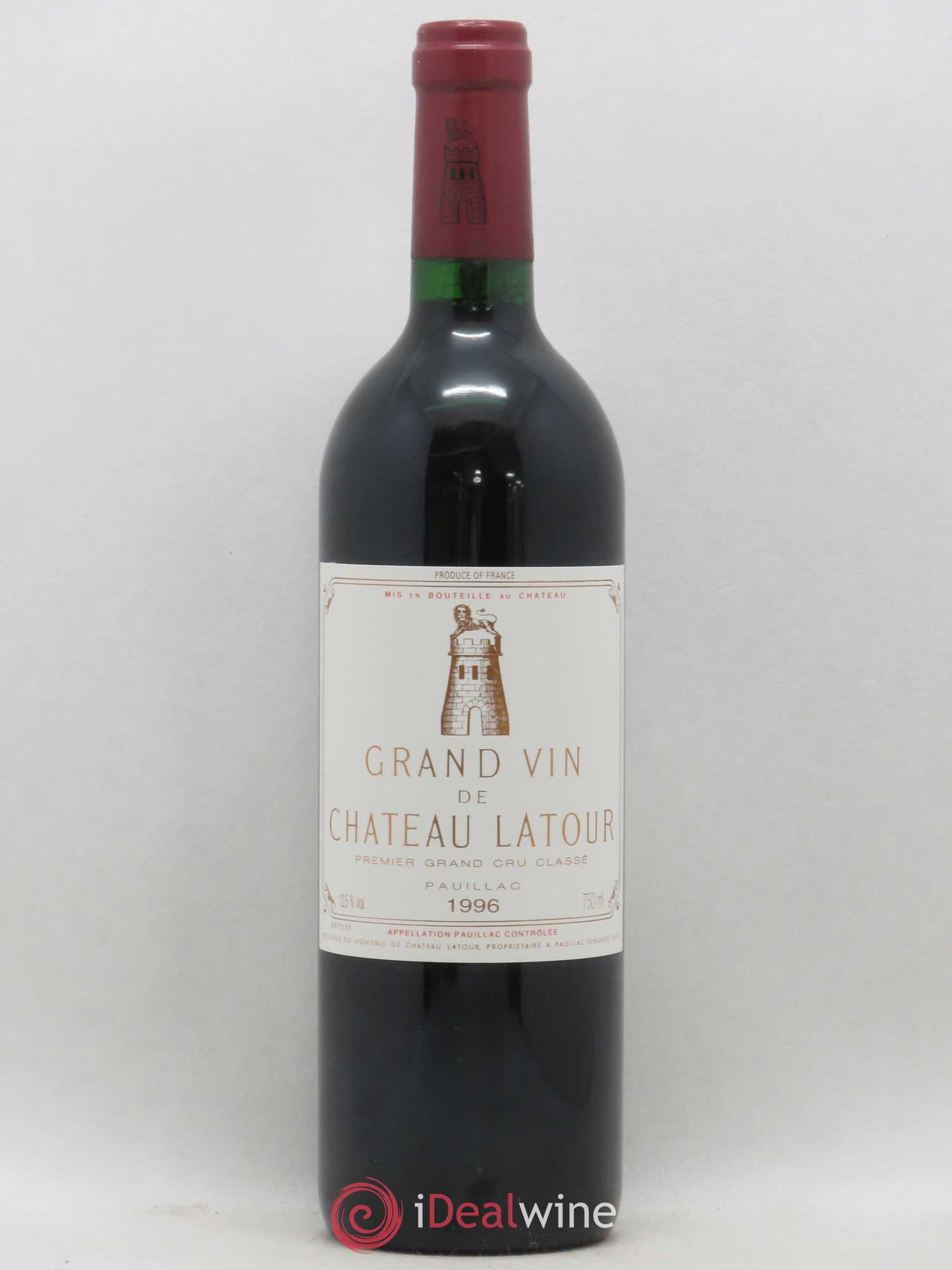 Château Latour 1er Grand Cru Classé 1996 - Lot de 1 bouteille - 0