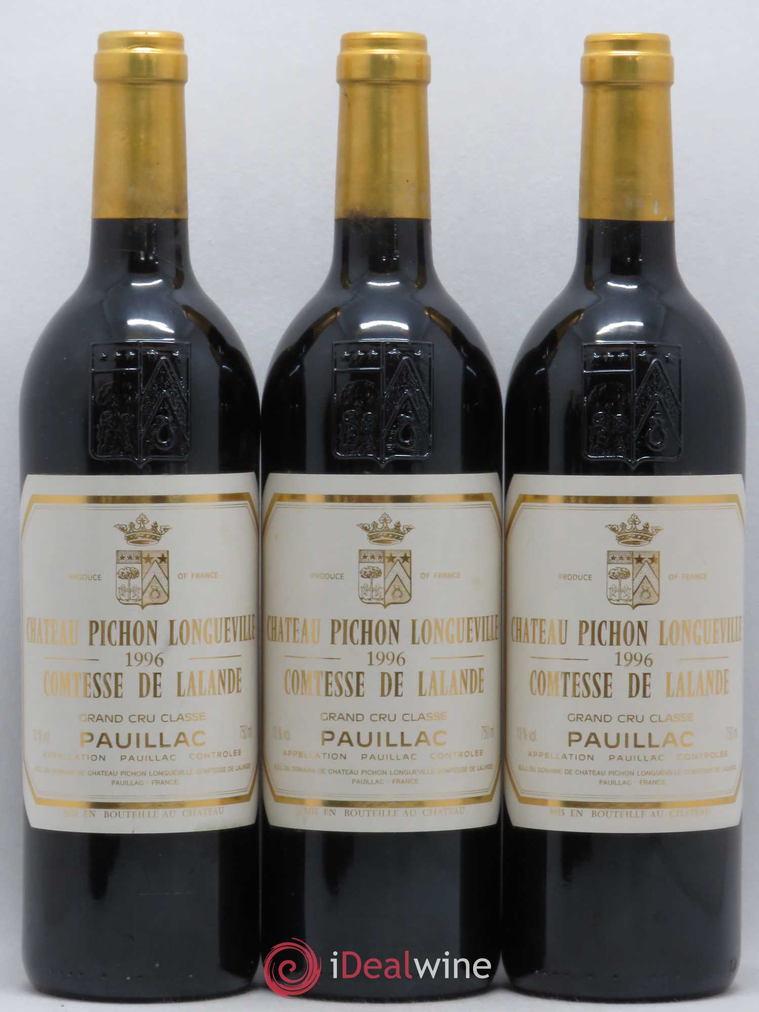 Château Pichon Longueville Comtesse de Lalande 2ème Grand Cru Classé 1996 - Lot de 6 bouteilles - 1