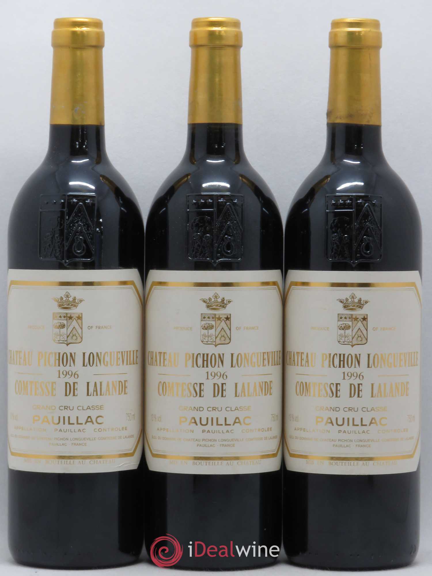 Château Pichon Longueville Comtesse de Lalande 2ème Grand Cru Classé 1996 - Lot de 6 bouteilles - 3