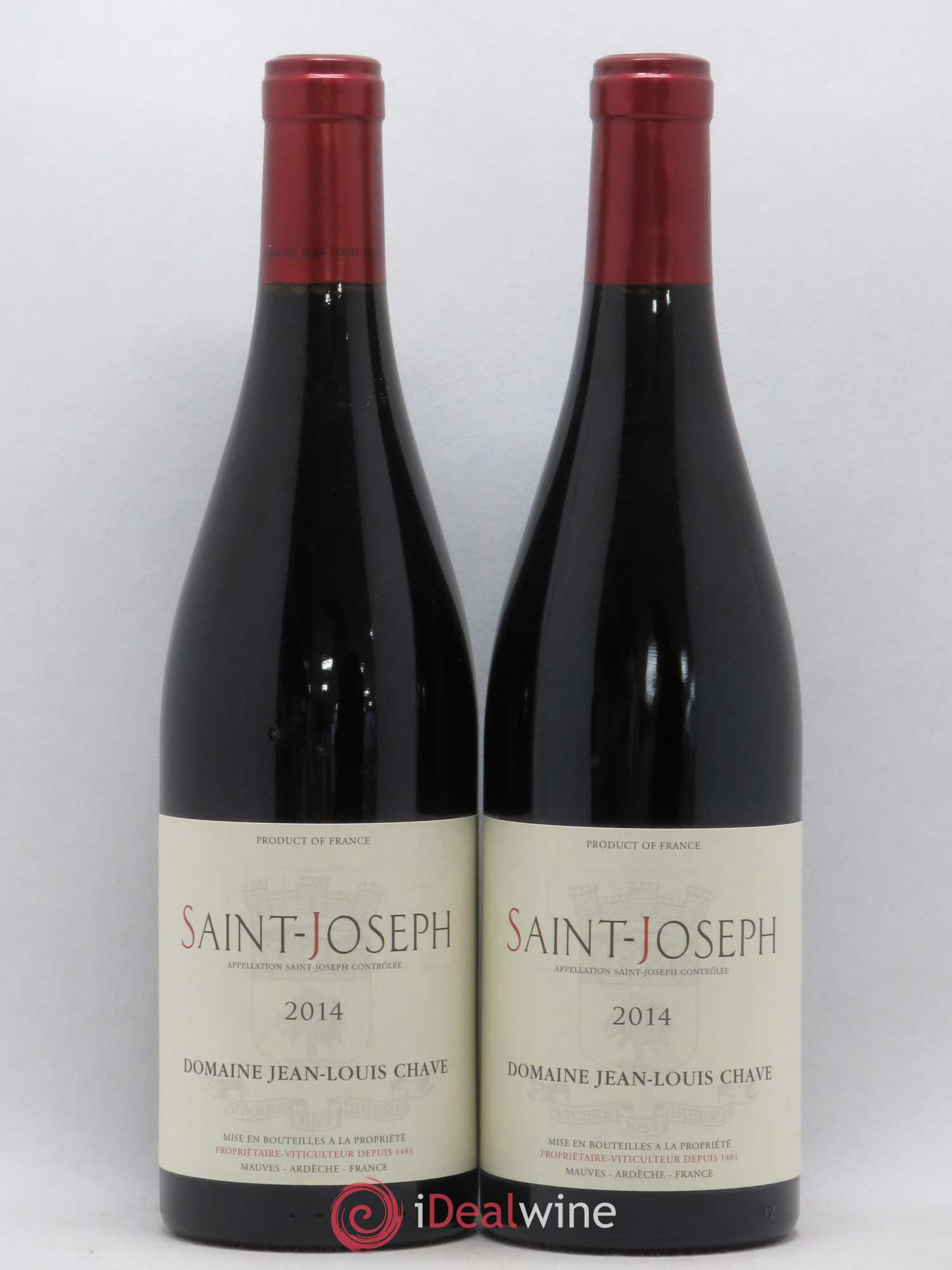 Saint-Joseph Jean-Louis Chave 2014 - Lot de 2 bouteilles - 0