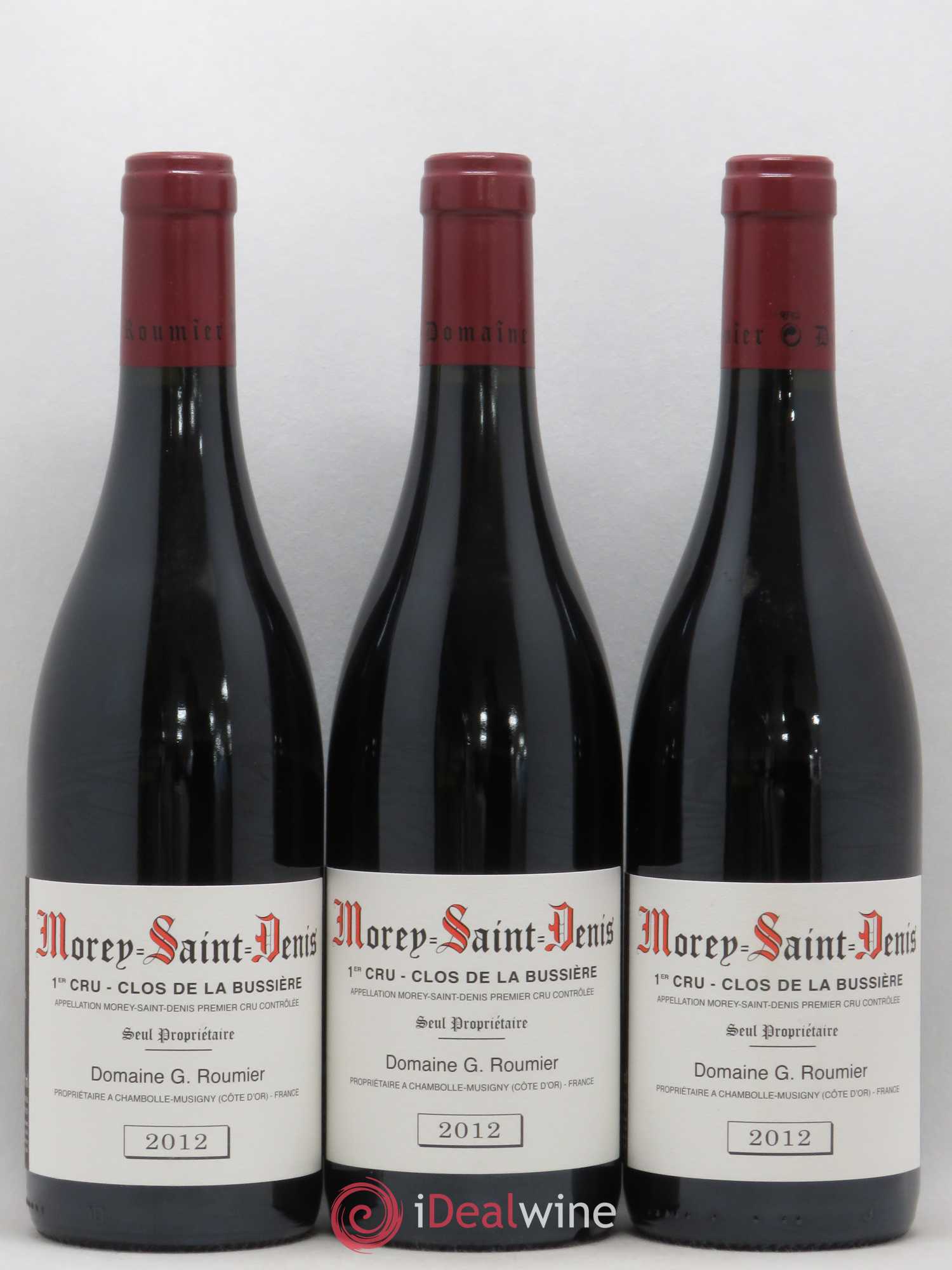 Morey-Saint-Denis 1er Cru Clos de la Bussière Georges Roumier (Domaine) 2012 - Lot de 3 bouteilles - 0
