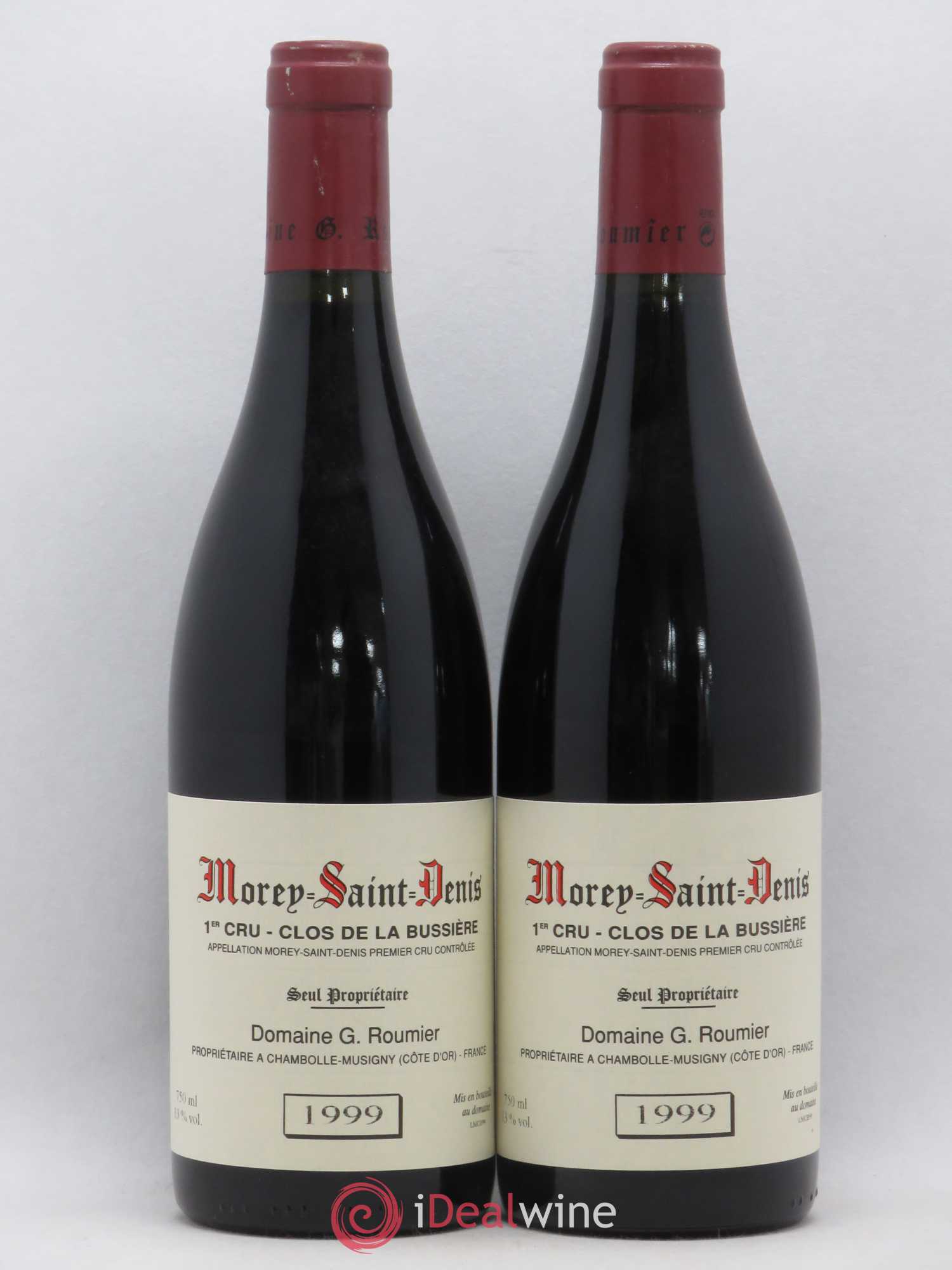 Morey-Saint-Denis 1er Cru Clos de la Bussière Georges Roumier (Domaine) 1999 - Lot de 2 bouteilles - 0