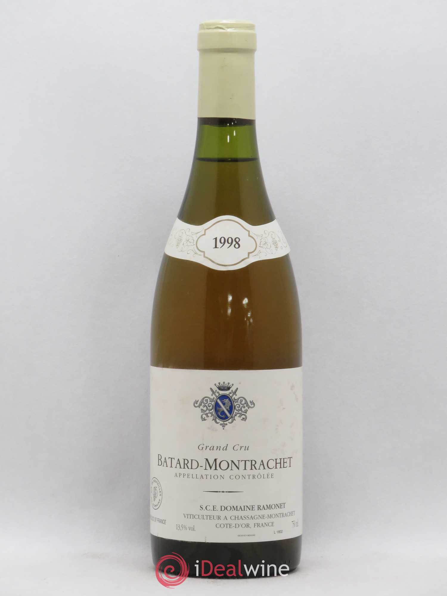 Bâtard-Montrachet Grand Cru Ramonet (Domaine) 1998 - Lot de 1 bouteille - 0