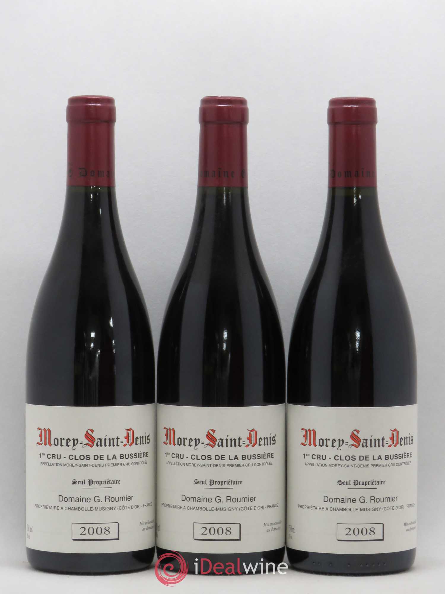 Morey-Saint-Denis 1er Cru Clos de la Bussière Georges Roumier (Domaine) 2008 - Lot de 3 bouteilles - 0