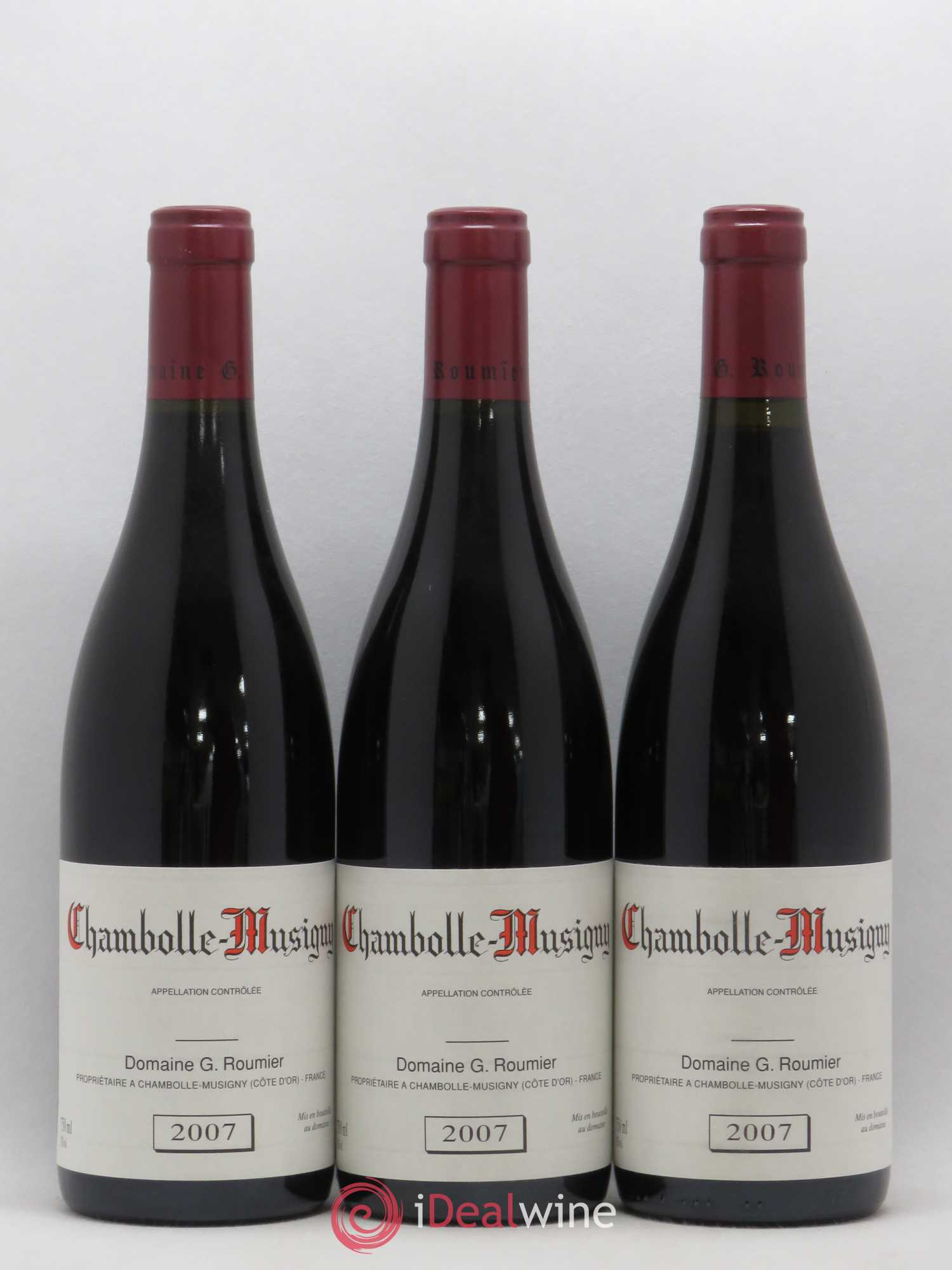 Chambolle-Musigny Georges Roumier (Domaine) 2007 - Lot de 3 bouteilles - 0