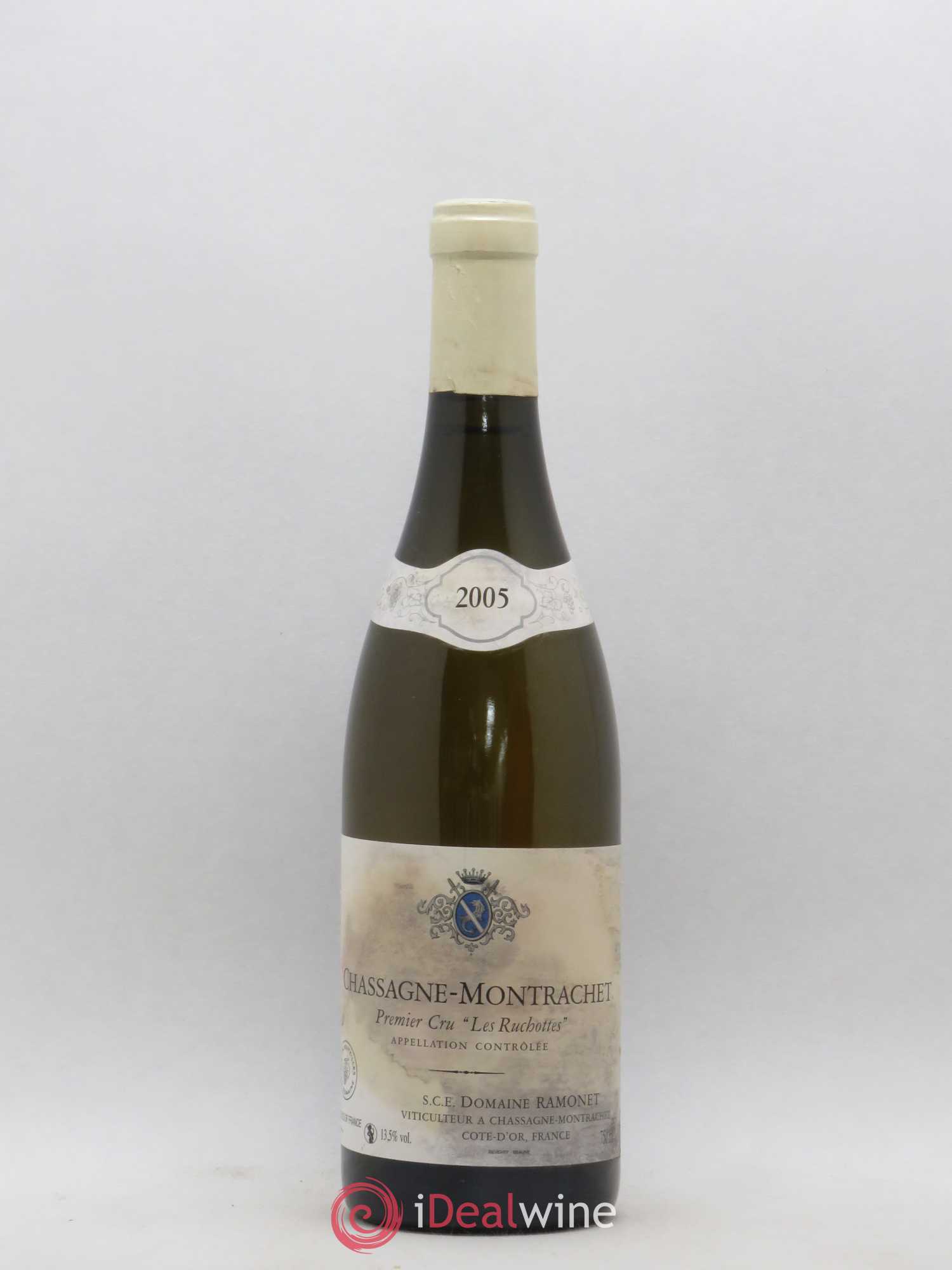 Chassagne-Montrachet 1er Cru Les Ruchottes Ramonet (Domaine) 2005 - Lot de 1 bouteille - 0