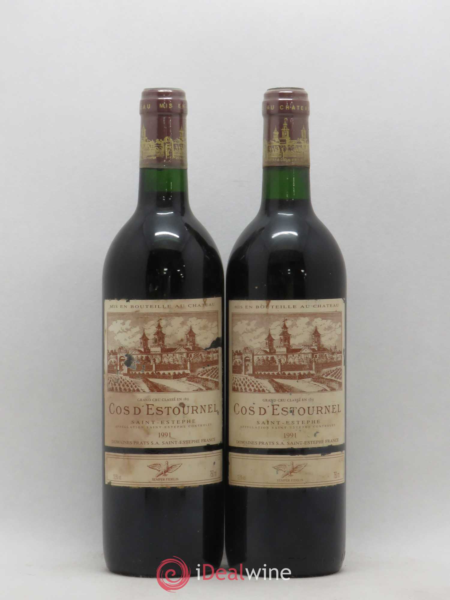 Cos d'Estournel 2ème Grand Cru Classé 1991 - Lot de 2 bouteilles - 0