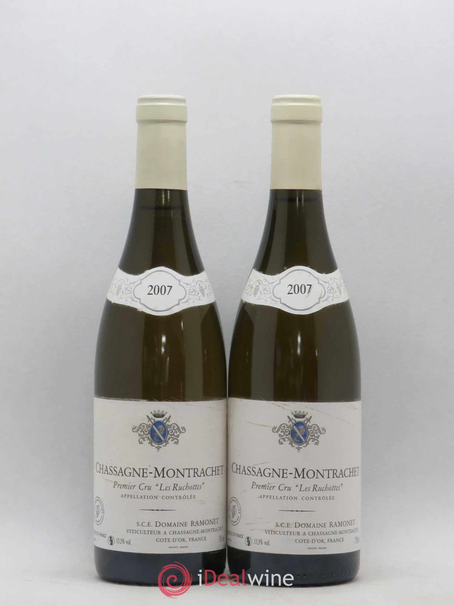 Chassagne-Montrachet 1er Cru Les Ruchottes Ramonet (Domaine) 2007 - Lot de 2 bouteilles - 0
