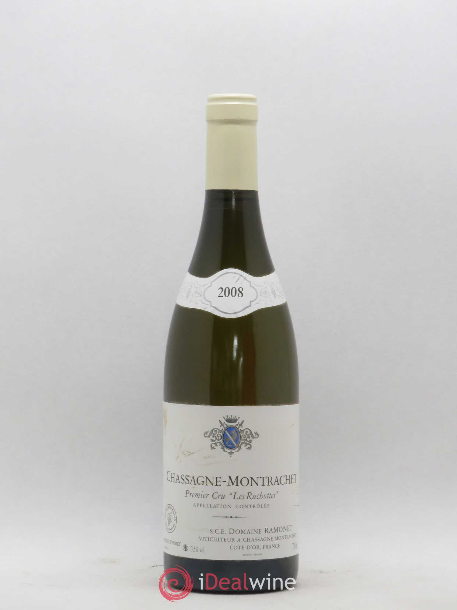 Chassagne-Montrachet 1er Cru Les Ruchottes Ramonet (Domaine) 2008 - Lot de 1 bouteille - 0