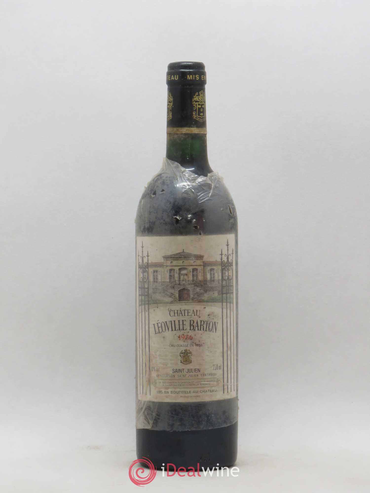 Château Léoville Barton 2ème Grand Cru Classé 1986 - Lot de 1 bouteille - 0