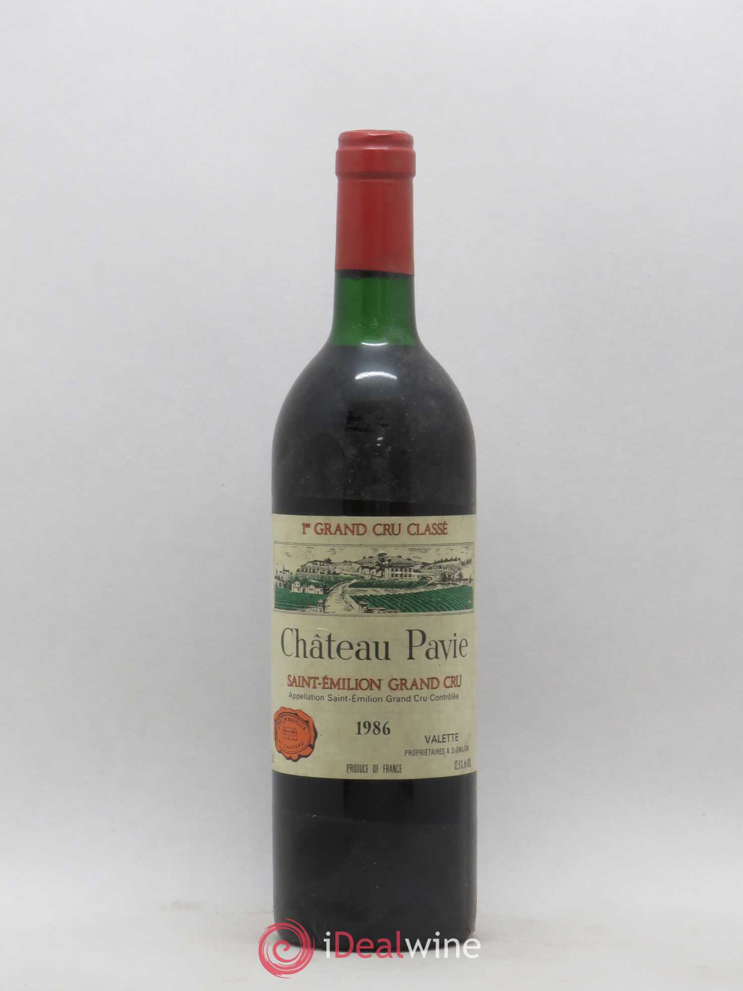 Château Pavie 1er Grand Cru Classé A 1986 - Lot de 1 bouteille - 0