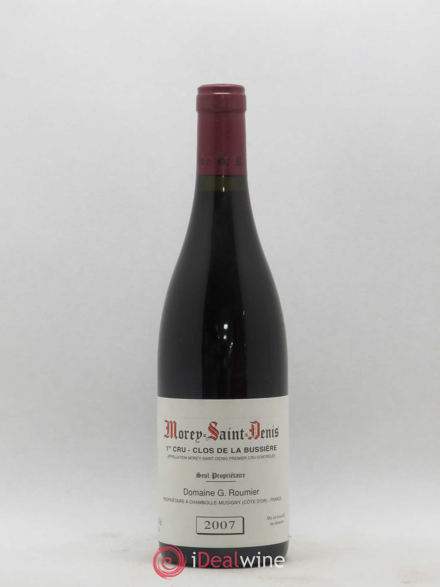 Morey-Saint-Denis 1er Cru Clos de la Bussière Georges Roumier (Domaine) 2007 - Lot de 1 bouteille - 0