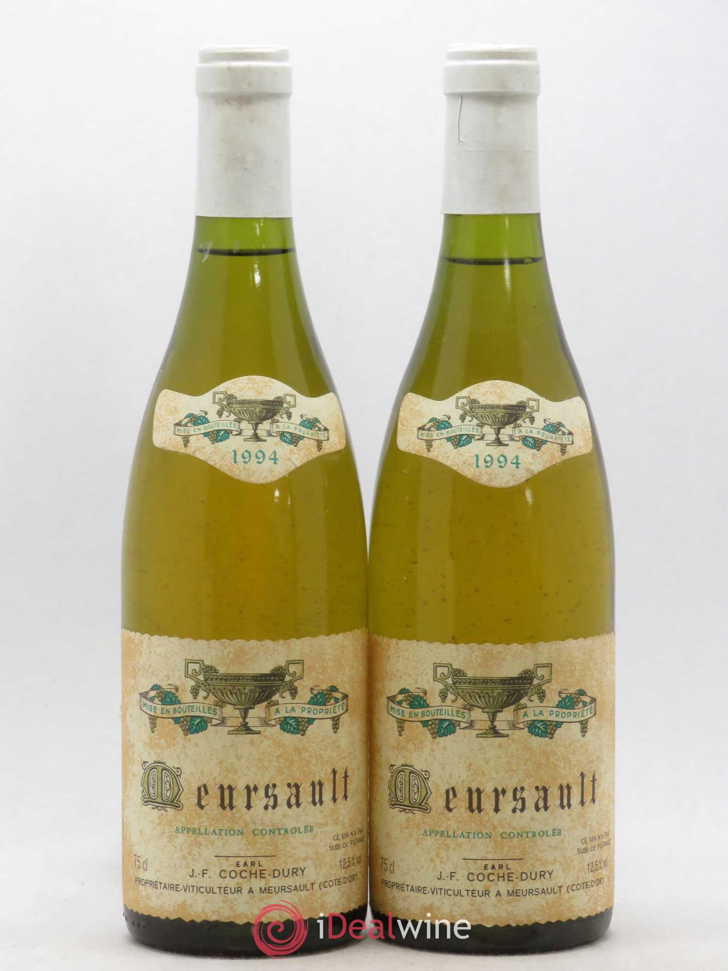 Meursault Coche Dury (Domaine) 1994 - Lot de 2 bouteilles - 0