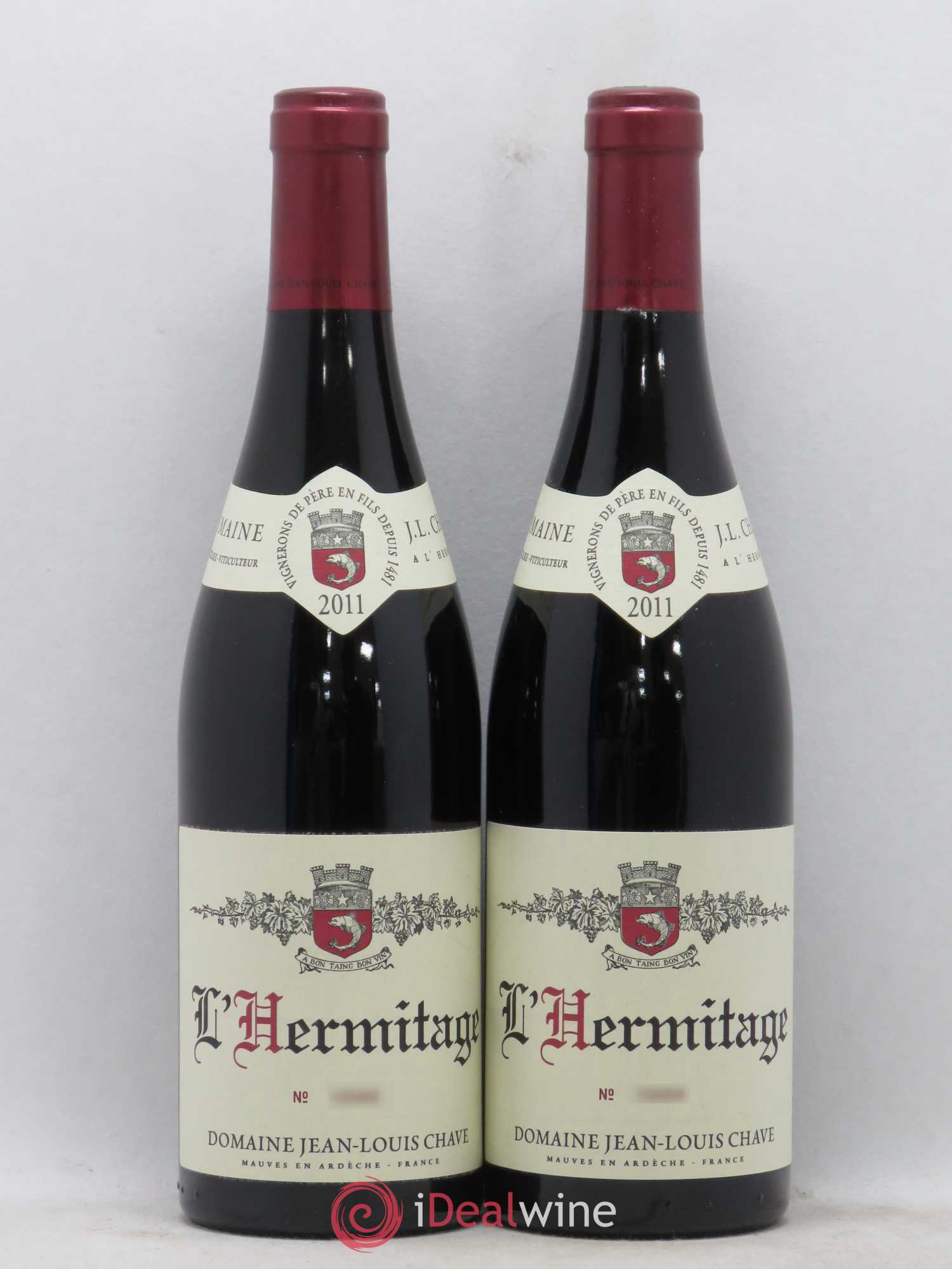 Hermitage Jean-Louis Chave 2011 - Lot de 2 bouteilles - 0