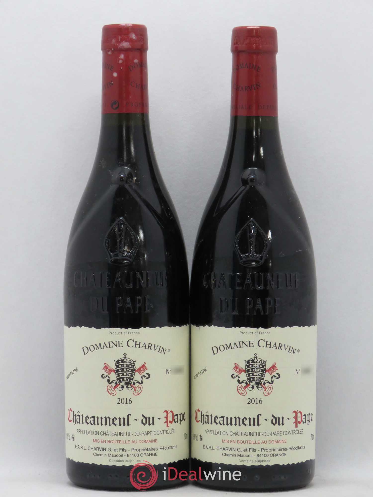 Châteauneuf-du-Pape Charvin (Domaine) 2016 - Lot de 2 bouteilles - 0