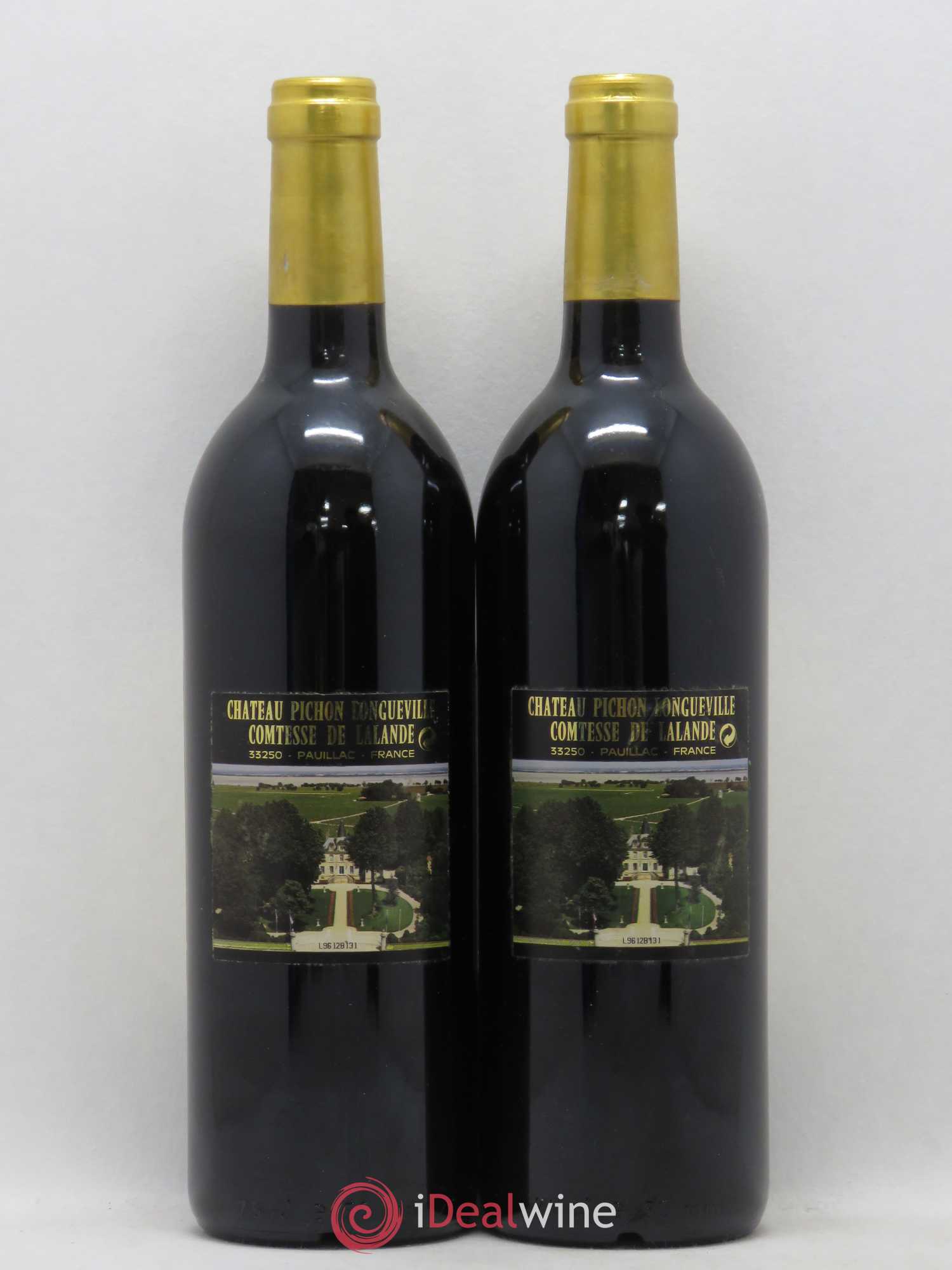 Château Pichon Longueville Comtesse de Lalande 2ème Grand Cru Classé 1996 - Lot de 2 bouteilles - 1