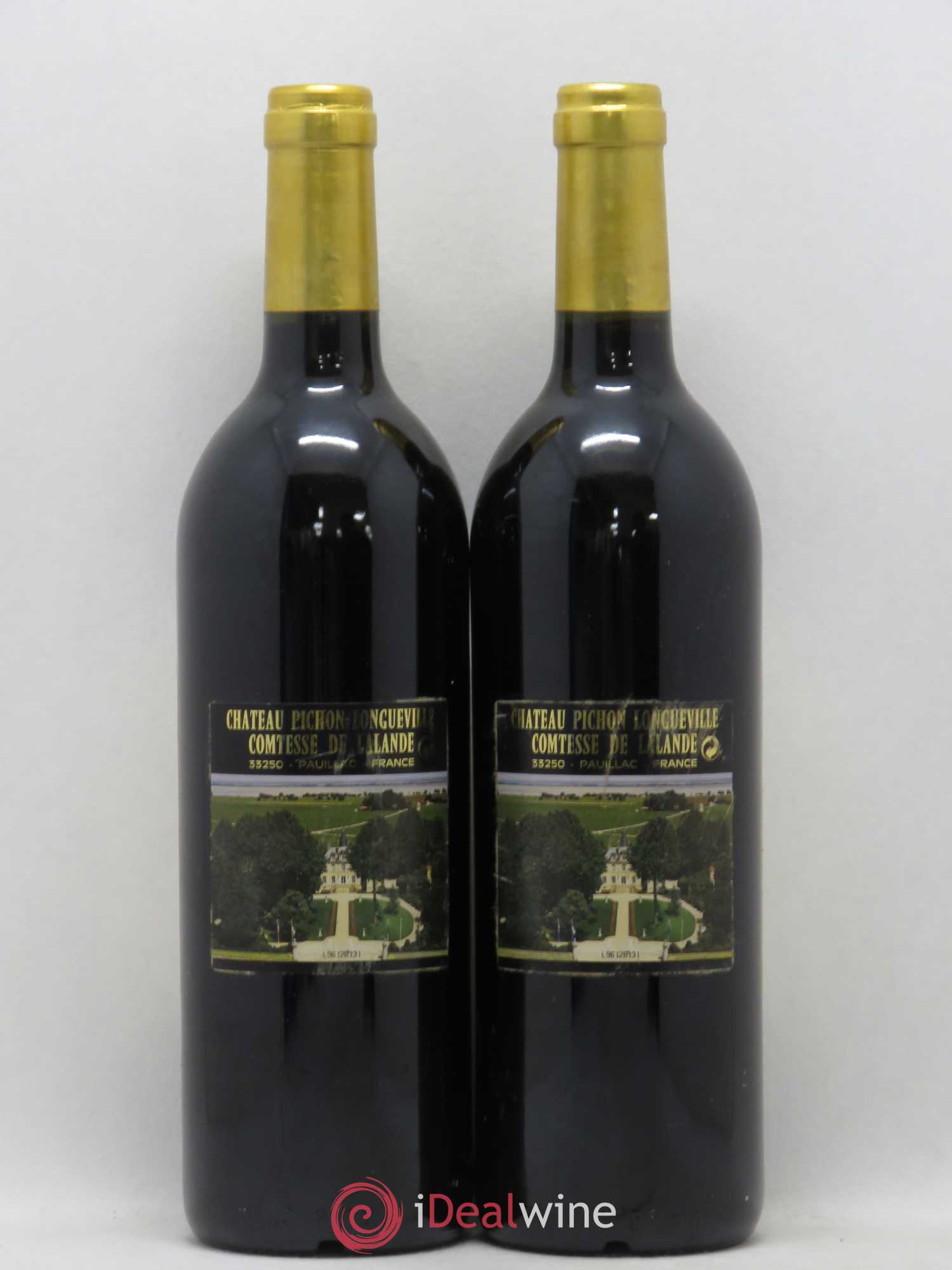 Château Pichon Longueville Comtesse de Lalande 2ème Grand Cru Classé 1996 - Lot de 2 bouteilles - 1