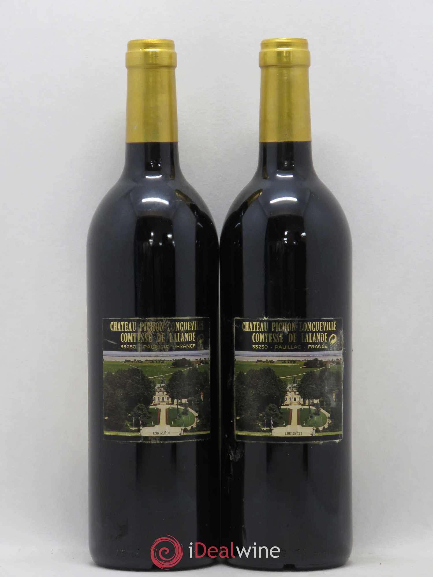 Château Pichon Longueville Comtesse de Lalande 2ème Grand Cru Classé 1996 - Lot de 2 bouteilles - 1