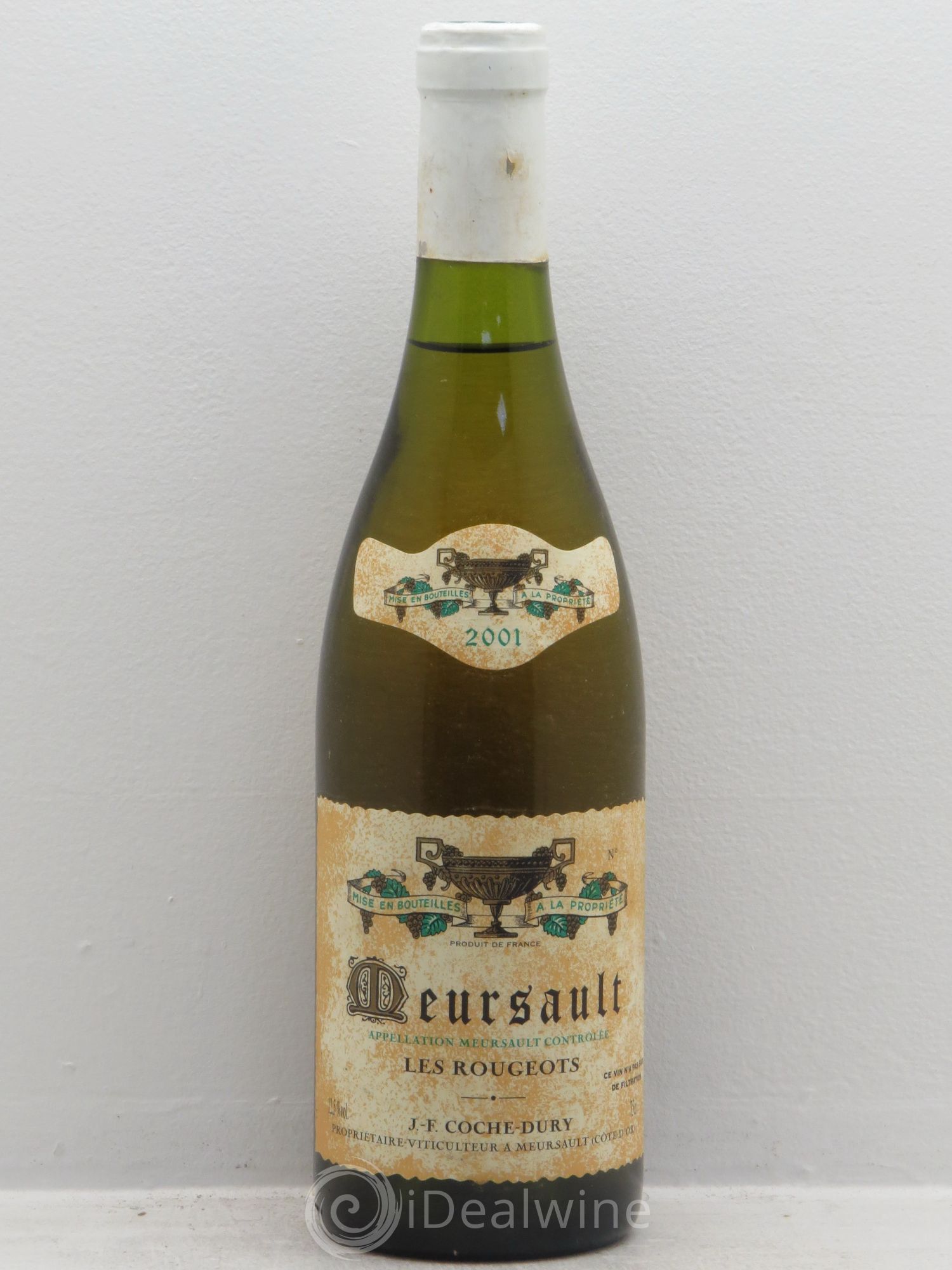 Meursault Les Rougeots Coche Dury (Domaine) 2001 - Lot de 1 bouteille - 0