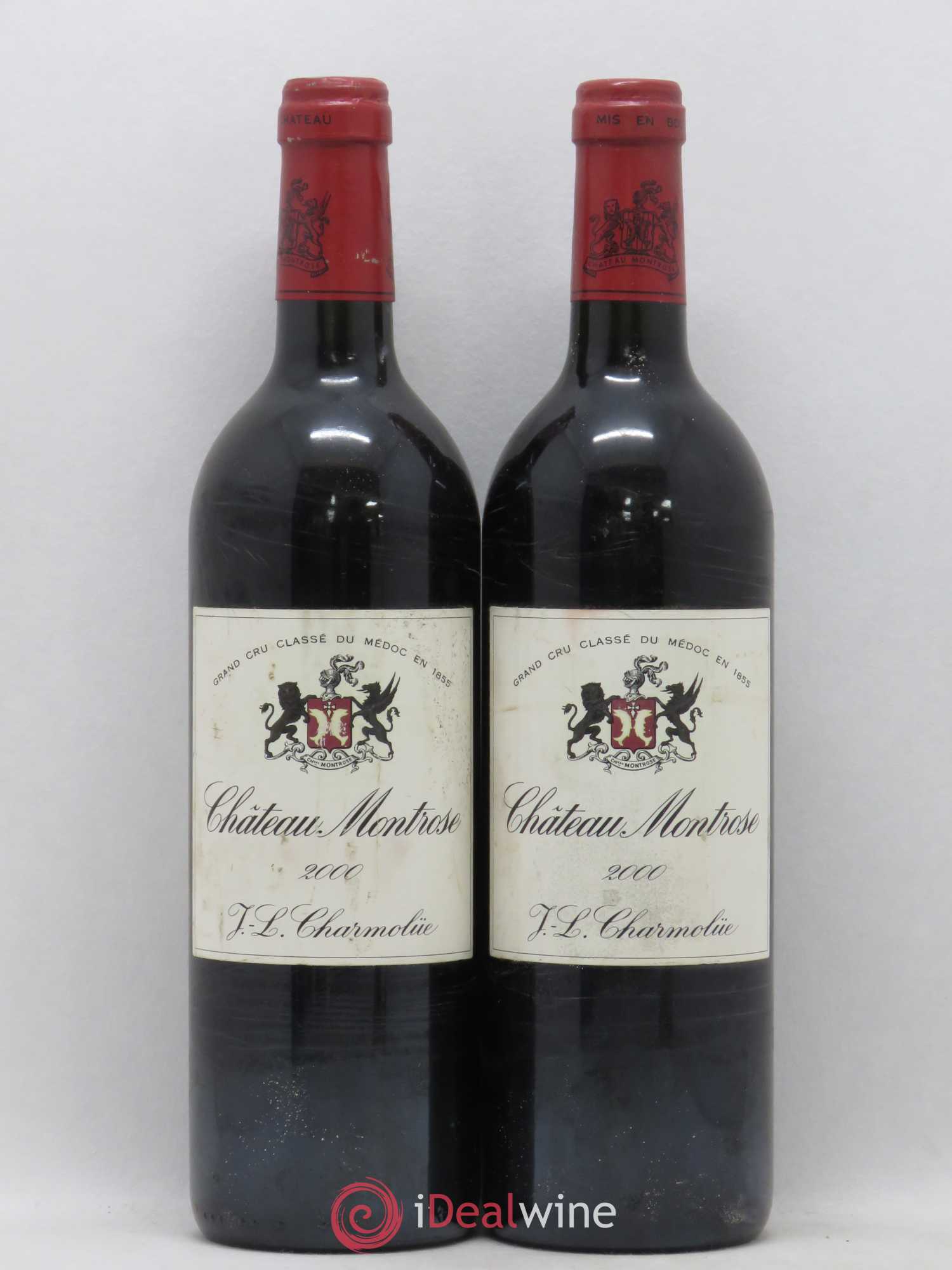 Château Montrose 2ème Grand Cru Classé 2000 - Lot de 2 bouteilles - 0