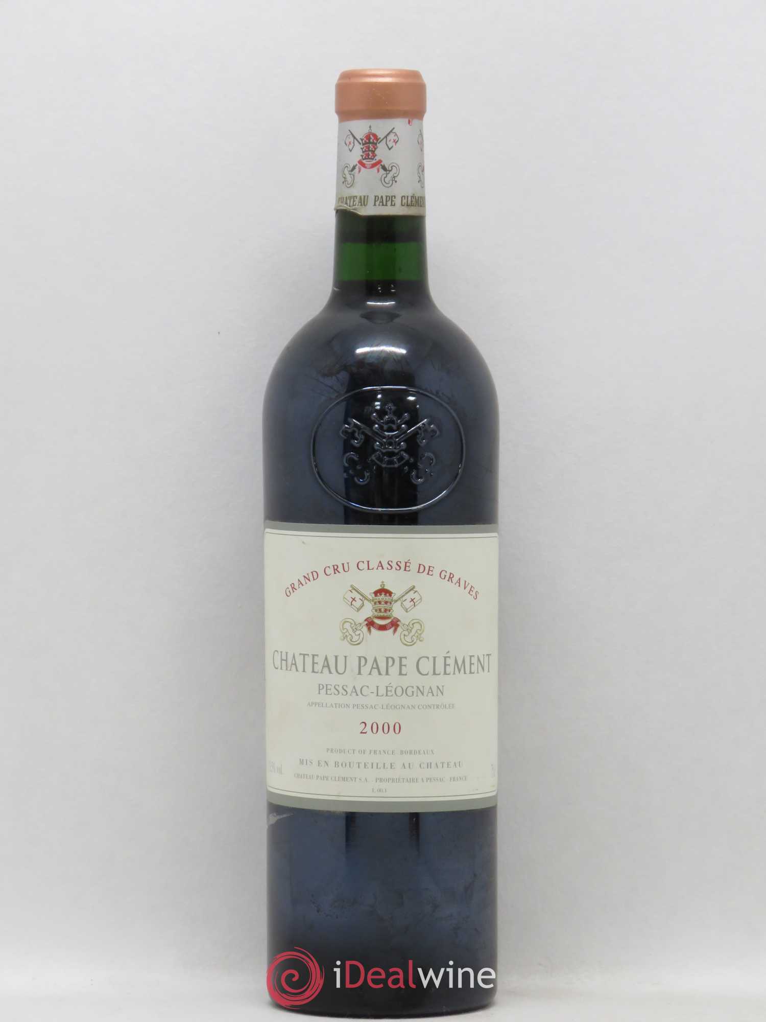 Château Pape Clément Cru Classé de Graves 2000 - Lot de 1 bouteille - 0