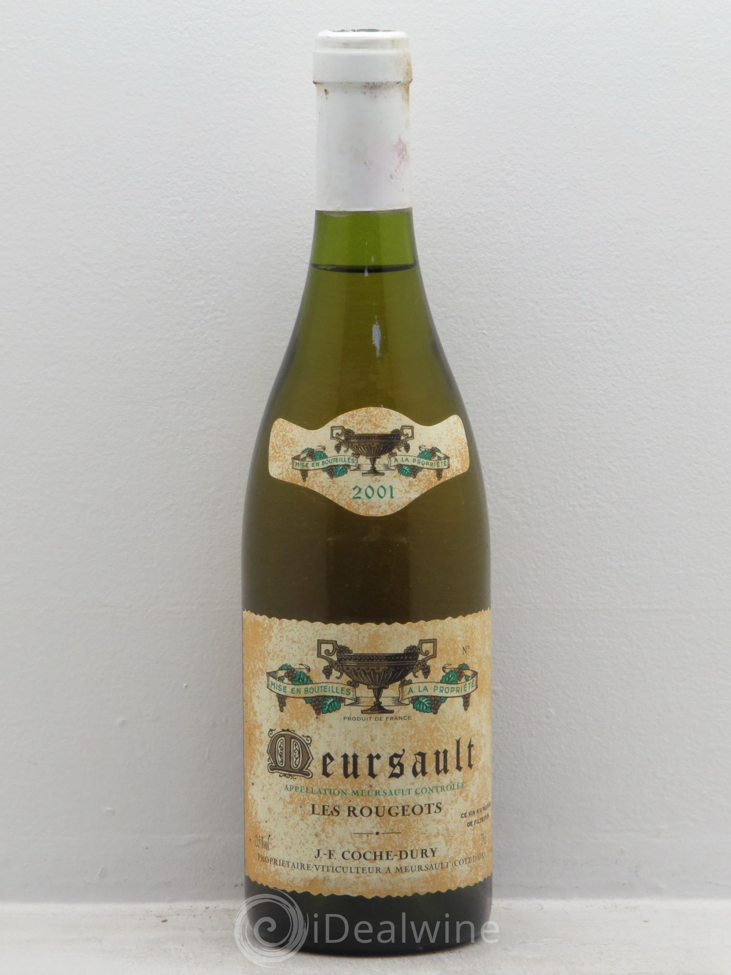 Meursault Les Rougeots Coche Dury (Domaine) 2001 - Lot de 1 bouteille - 0