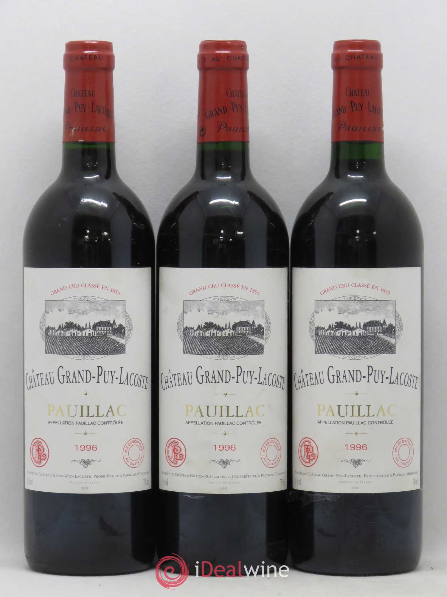 Château Grand Puy Lacoste 5ème Grand Cru Classé 1996 - Lot de 6 bouteilles - 2