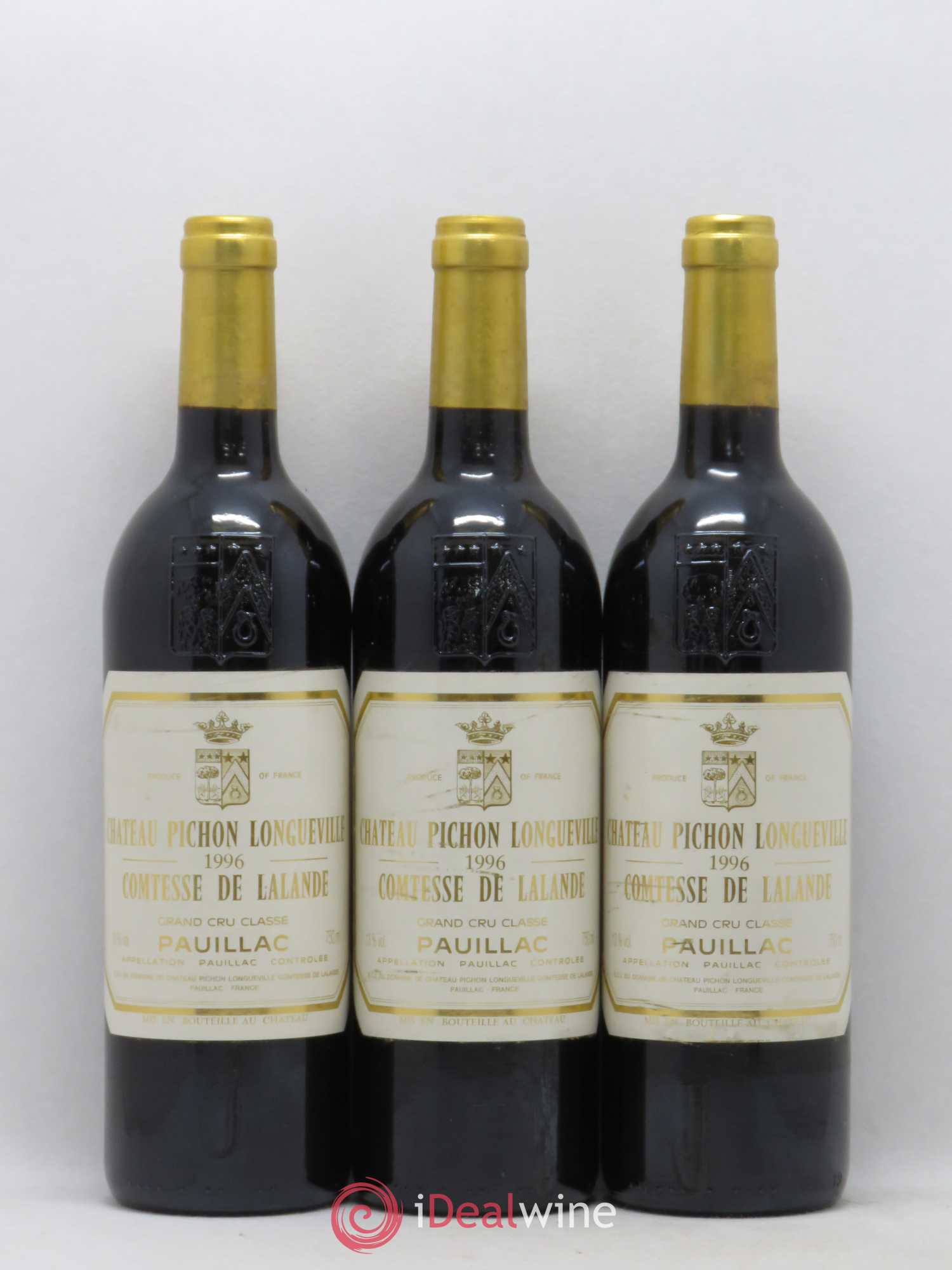 Château Pichon Longueville Comtesse de Lalande 2ème Grand Cru Classé 1996 - Lot de 6 bouteilles - 1