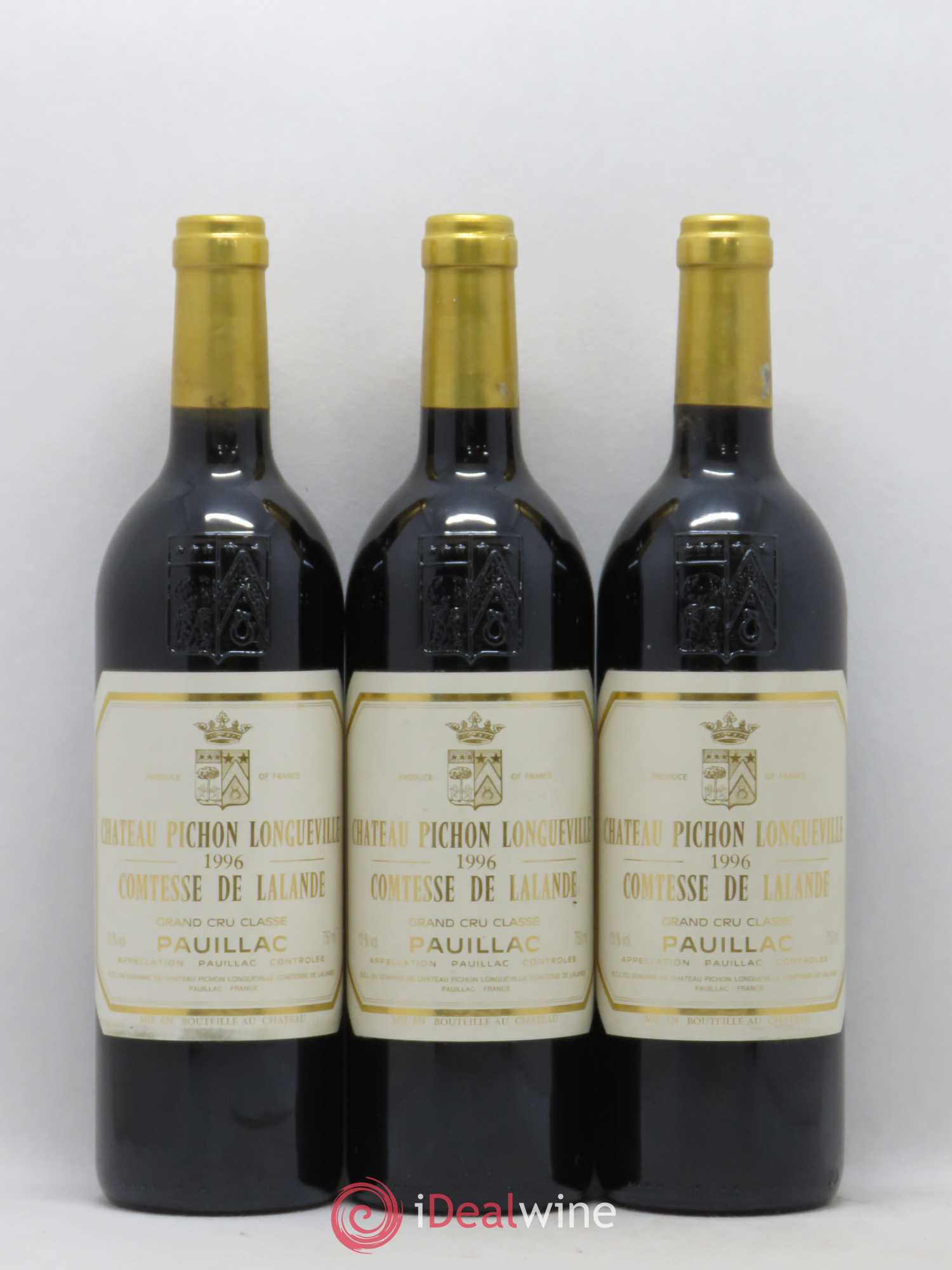 Château Pichon Longueville Comtesse de Lalande 2ème Grand Cru Classé 1996 - Lot de 6 bouteilles - 3