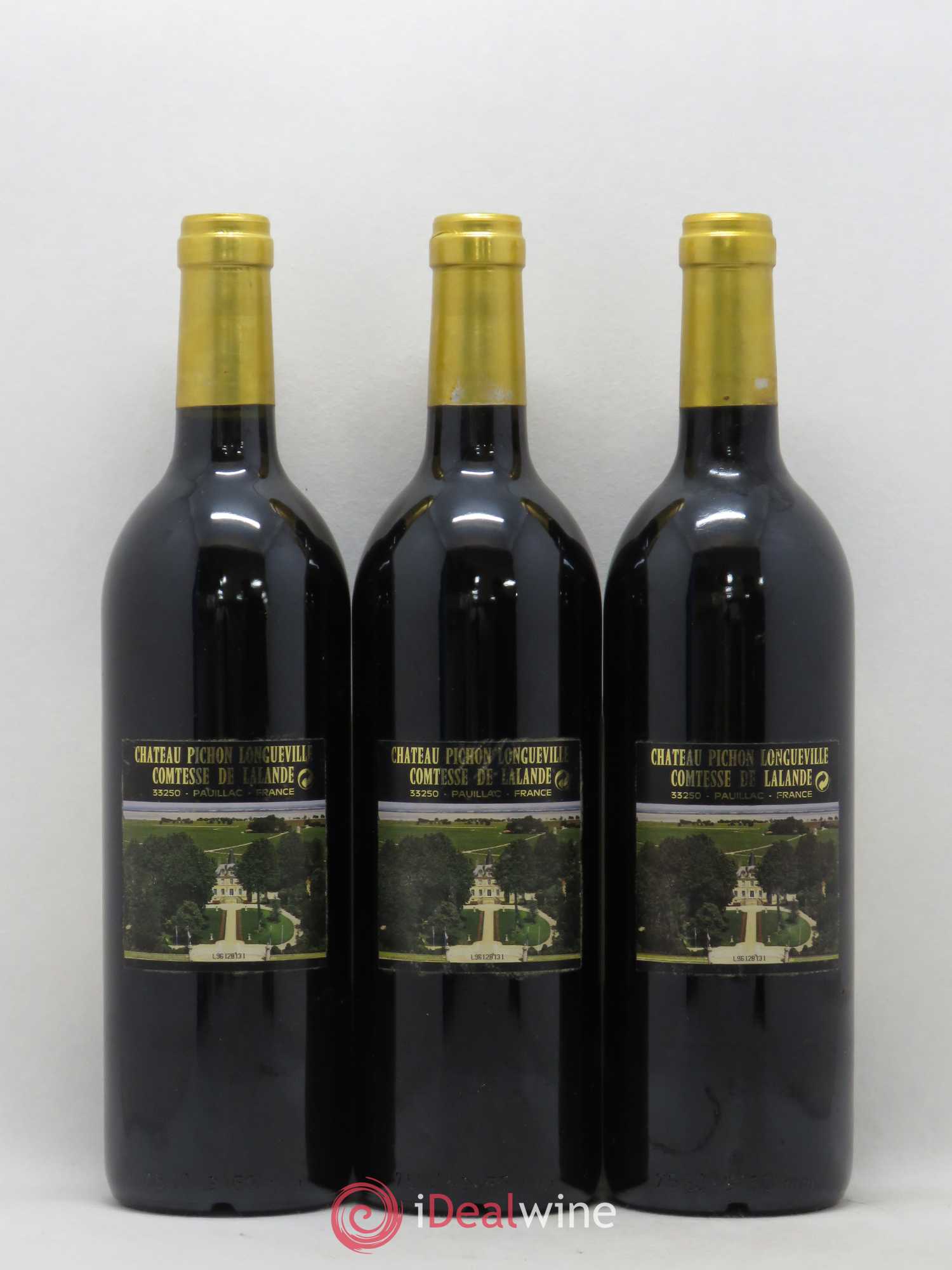 Château Pichon Longueville Comtesse de Lalande 2ème Grand Cru Classé 1996 - Lot de 6 bouteilles - 4