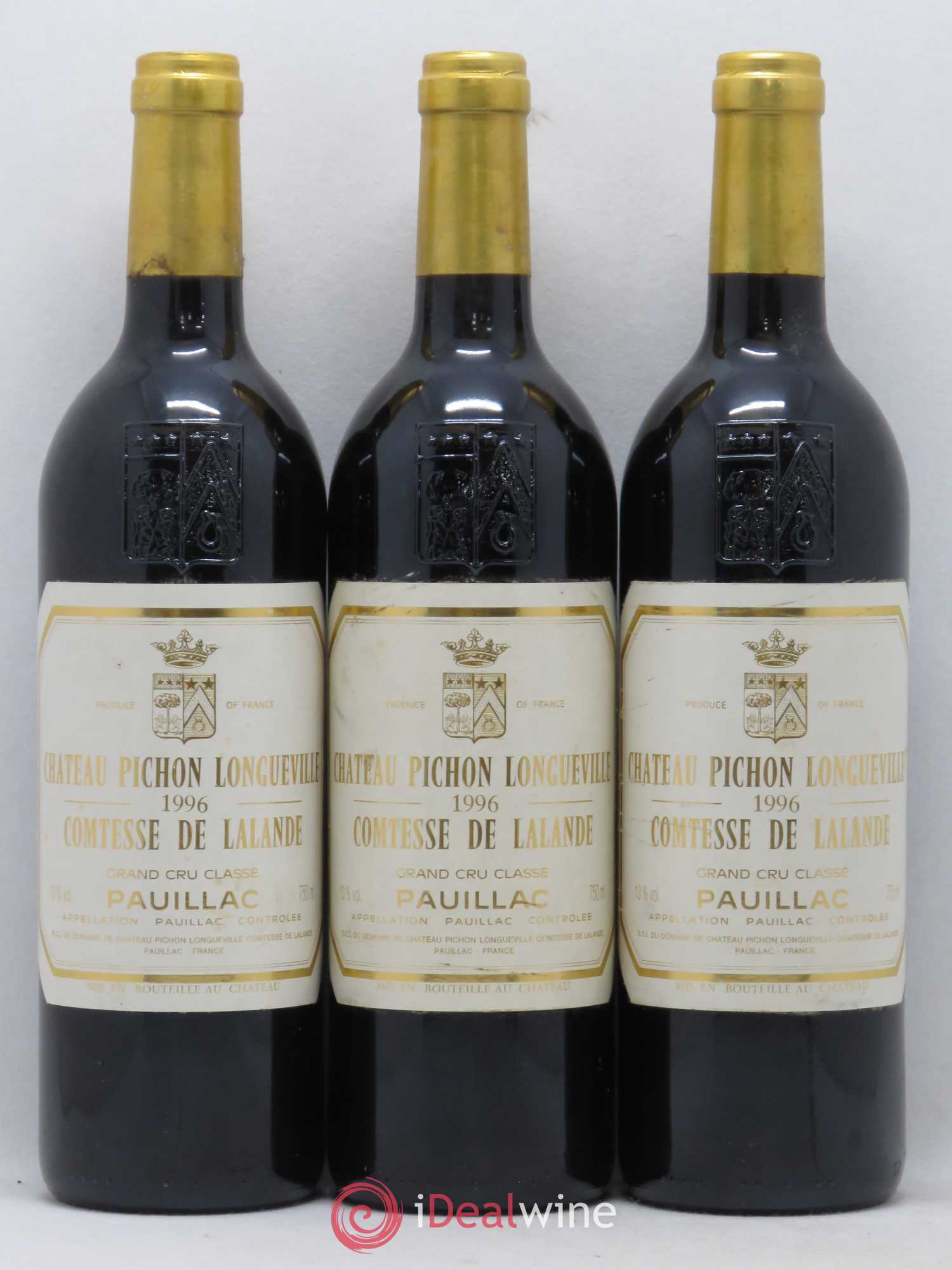 Château Pichon Longueville Comtesse de Lalande 2ème Grand Cru Classé 1996 - Lot de 6 bouteilles - 3