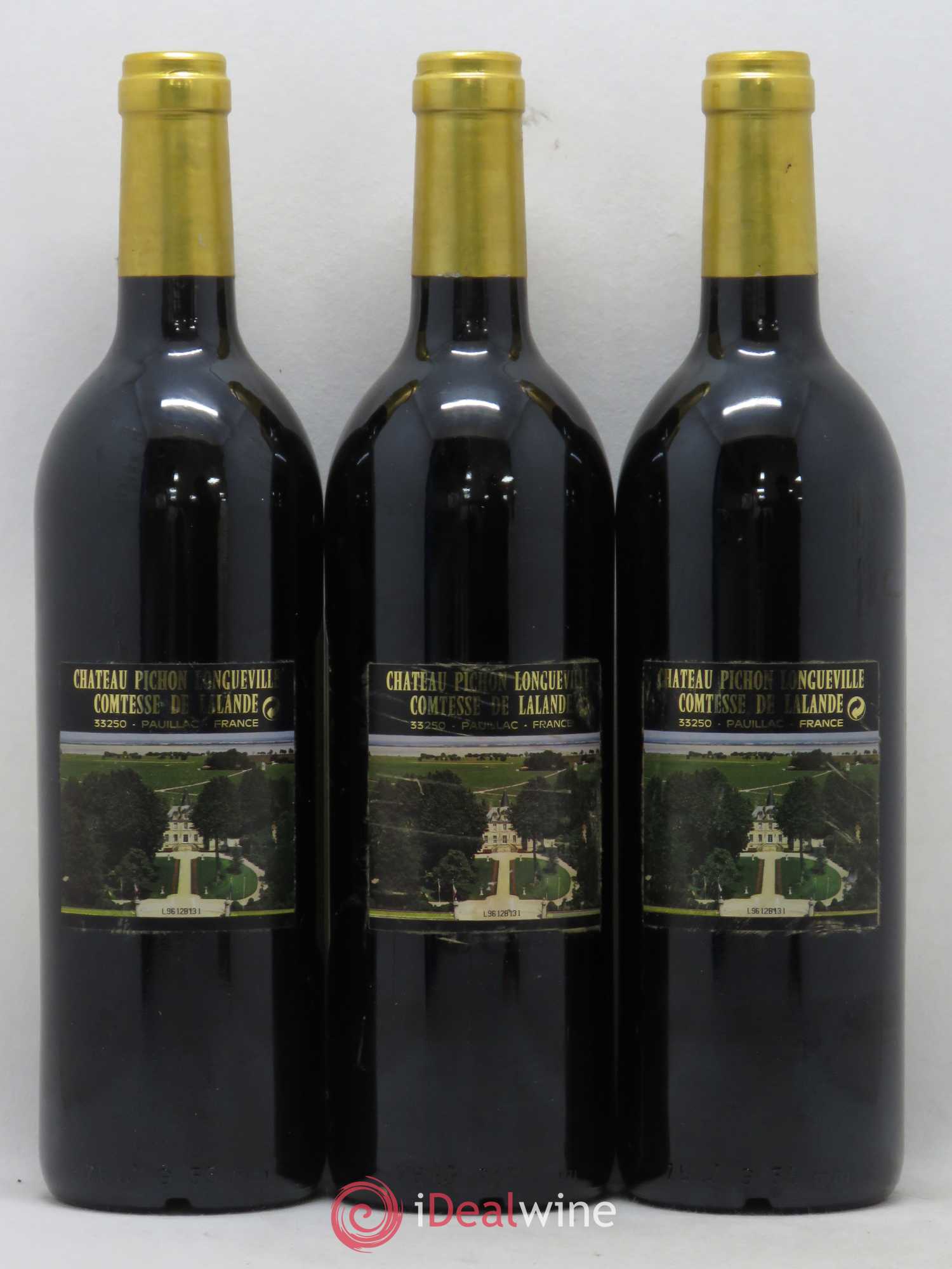 Château Pichon Longueville Comtesse de Lalande 2ème Grand Cru Classé 1996 - Lot de 6 bouteilles - 4