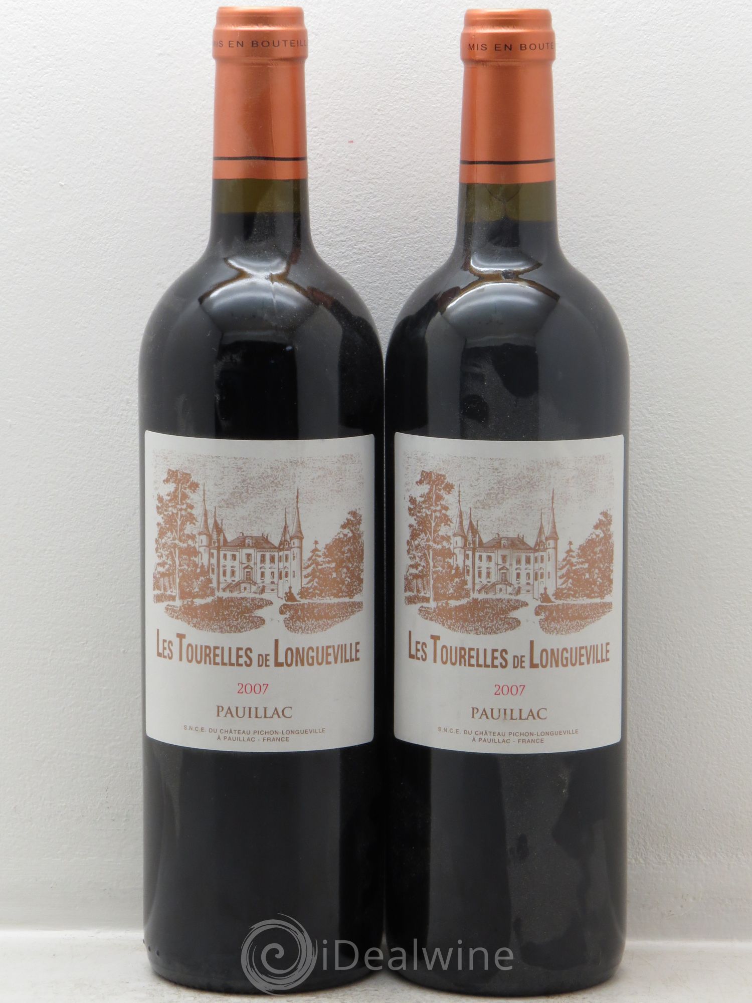 Les Tourelles de Longueville Second Vin 2007 - Lot de 2 bouteilles - 0
