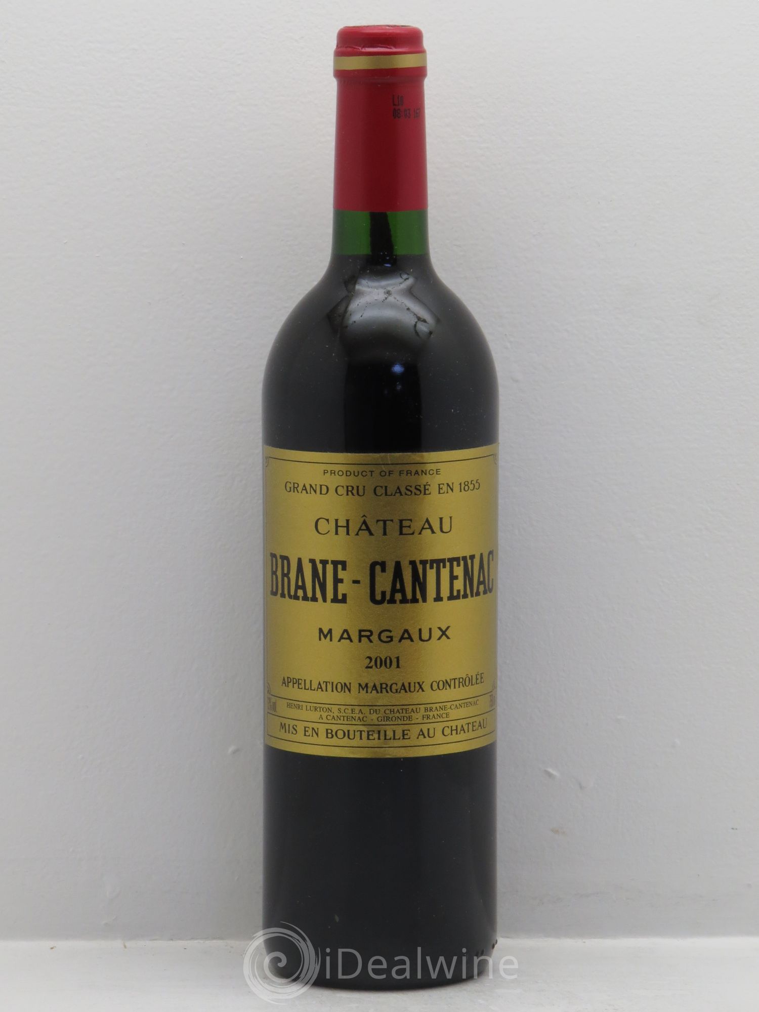 Château Brane Cantenac 2ème Grand Cru Classé 2001 - Lot de 1 bouteille - 0
