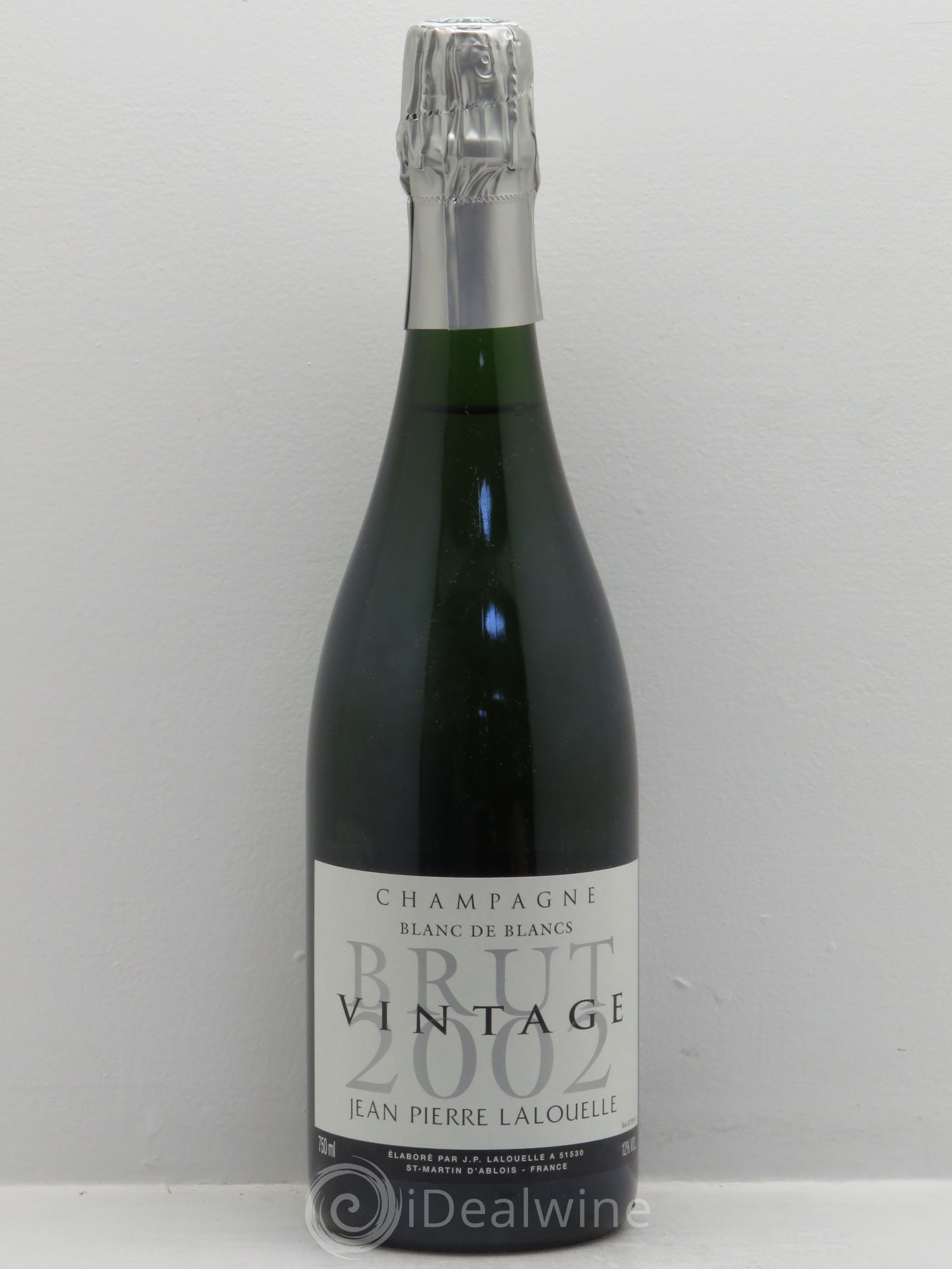 Champagne JP Lalouelle-Vintage-Blanc de Blancs 2002 - Posten von 1 Flasche - 0
