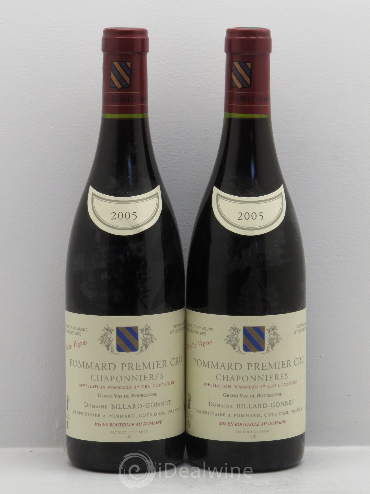Pommard 1er Cru Vieilles vignes 2005 - Lot de 2 bouteilles - 0