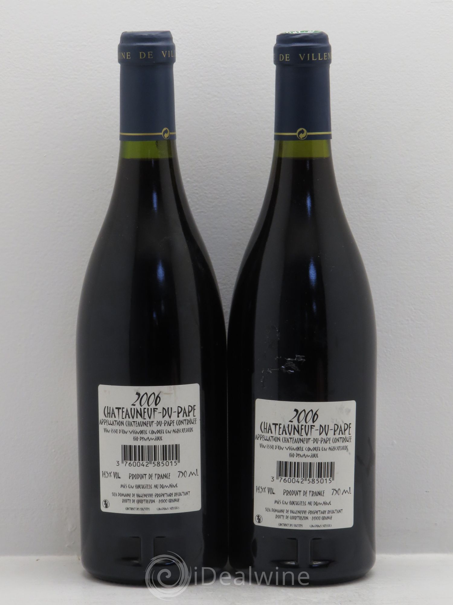 Châteauneuf-du-Pape Les Bien Aimés 2006 - Posten von 2 Flaschen - 1