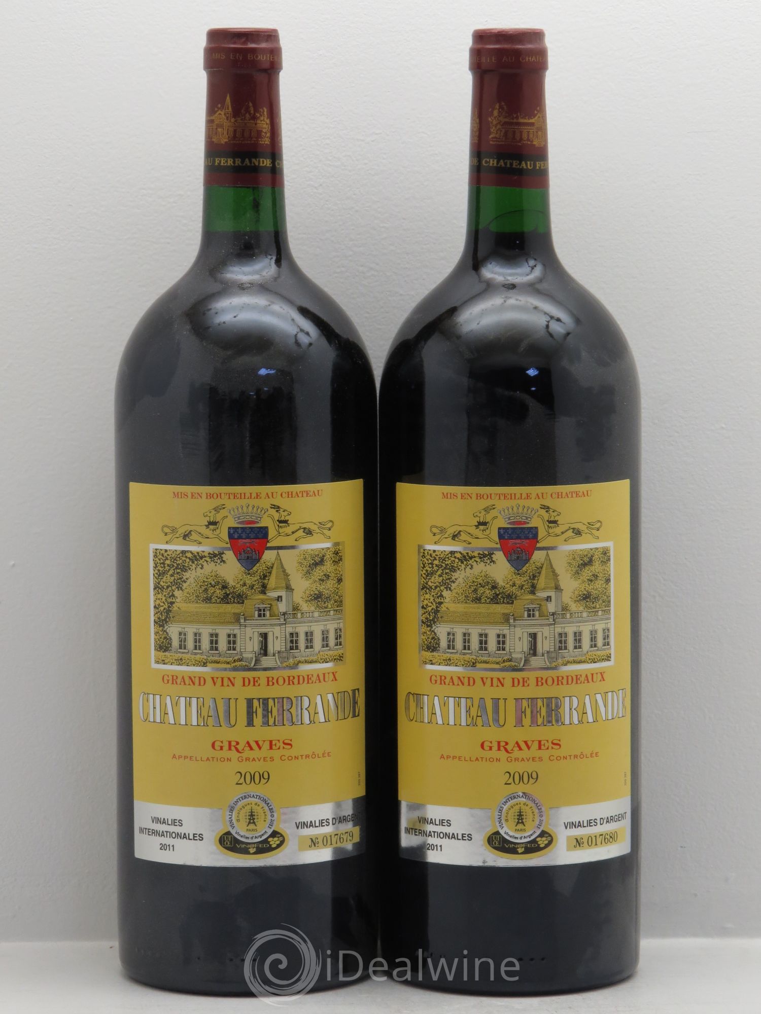 Château Ferrande 2009 - Posten von 2 Magnum - 0