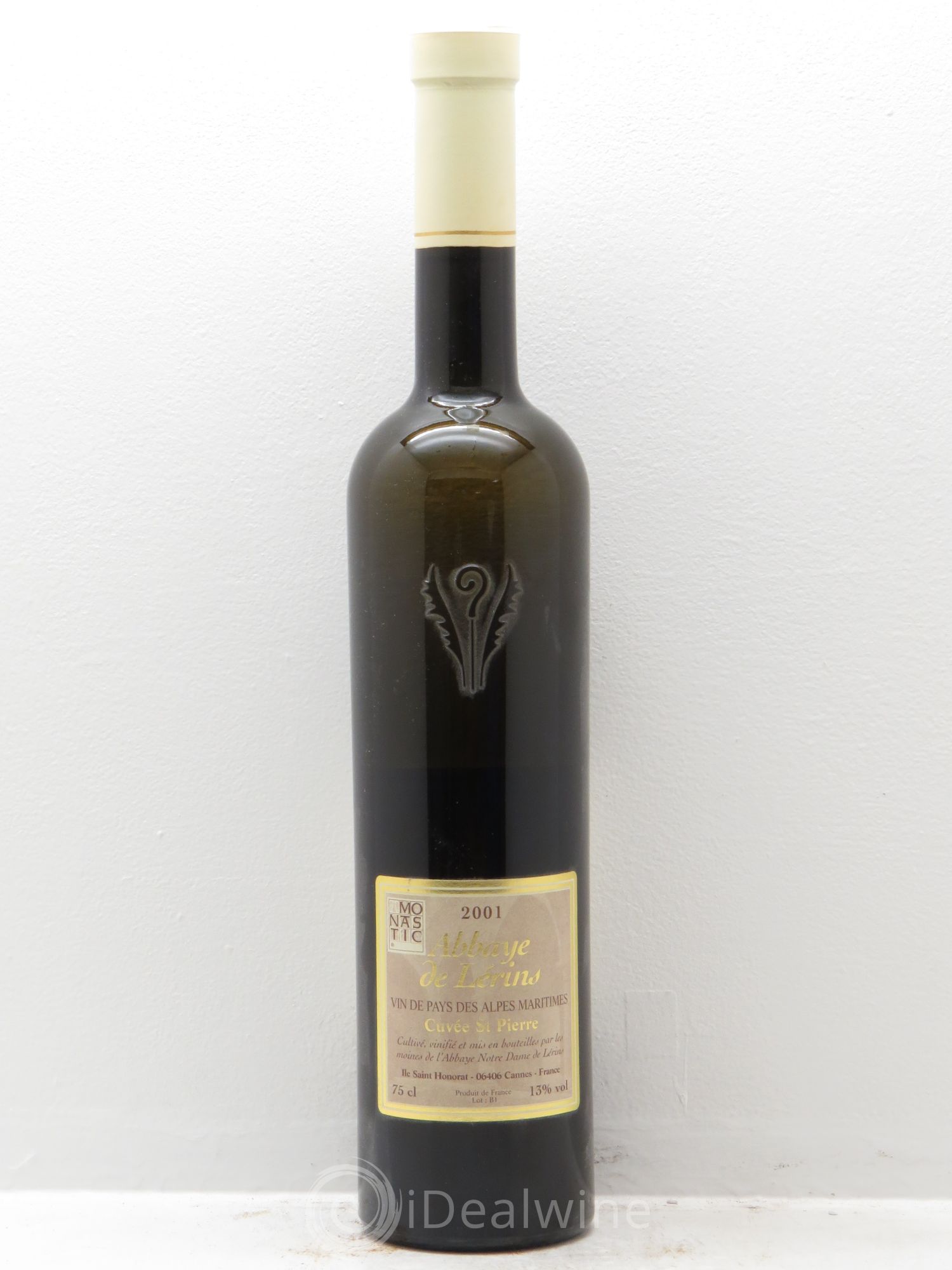 Méditerranée Abbaye de Lérins Cuvée Saint-Pierre Lérina SARL 2001 - Lot de 1 bouteille - 0