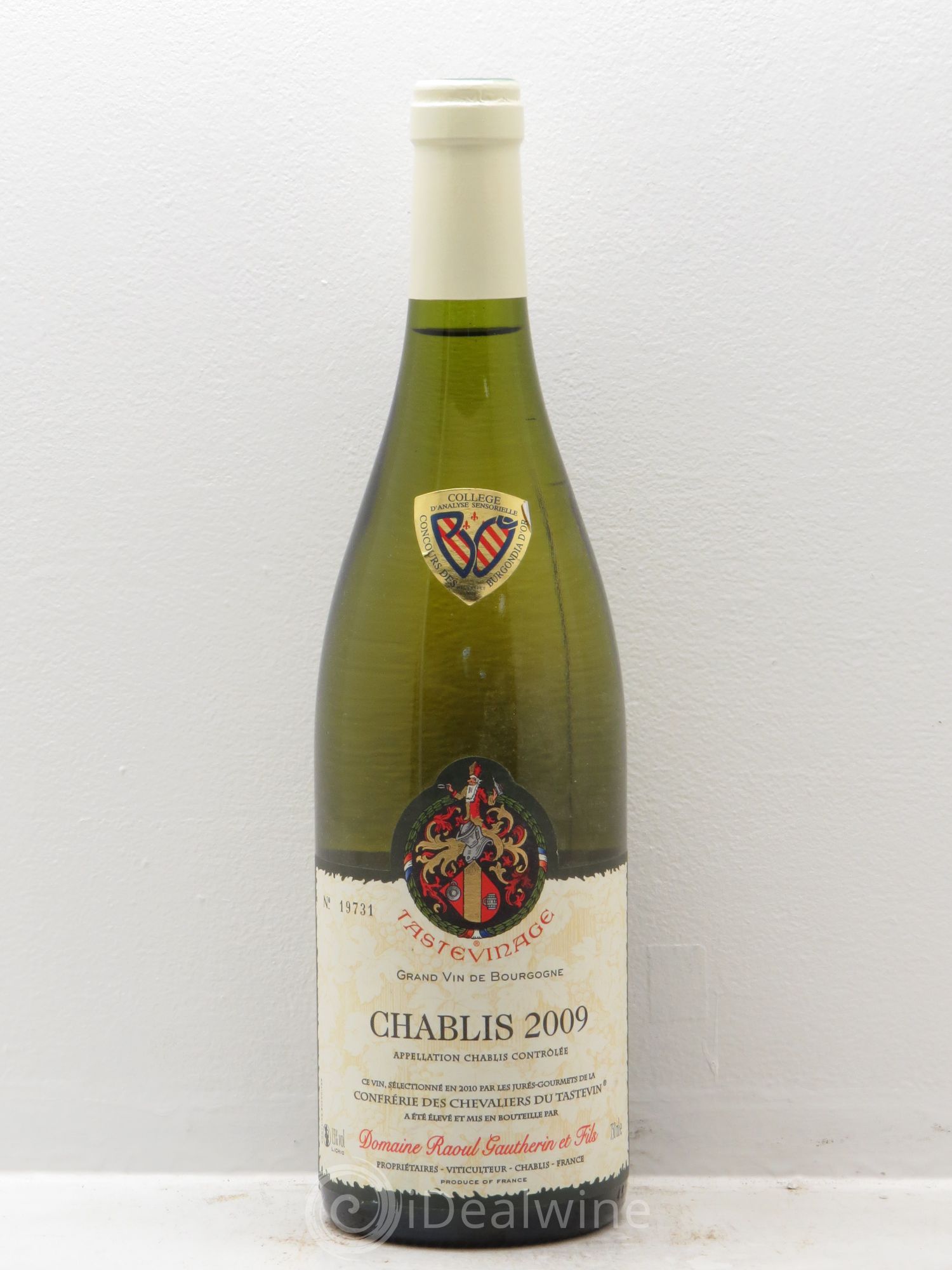 Chablis Confrérie Tastevin Gautherin&Fils 2009 - Posten von 1 Flasche - 0