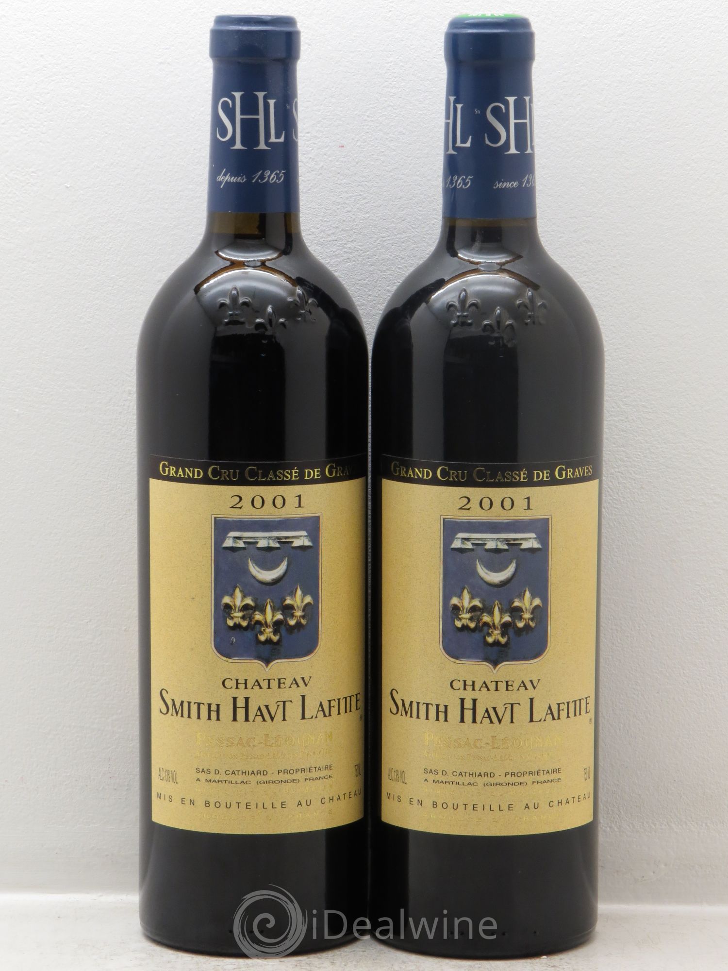 Château Smith Haut Lafitte Cru Classé de Graves 2001 - Lot de 2 bouteilles - 0
