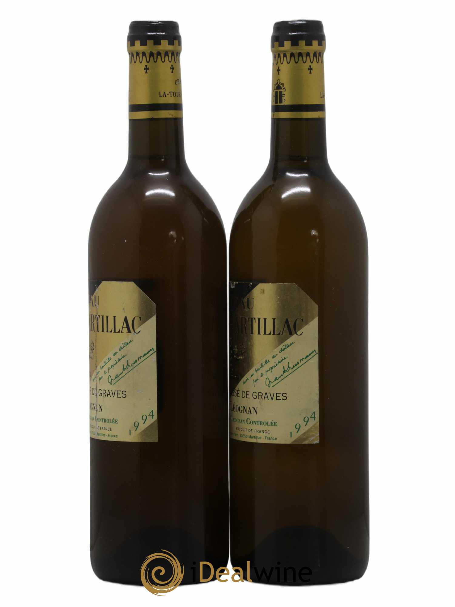 Château Latour-Martillac Cru Classé de Graves 1994 - Lot de 2 bouteilles - 1