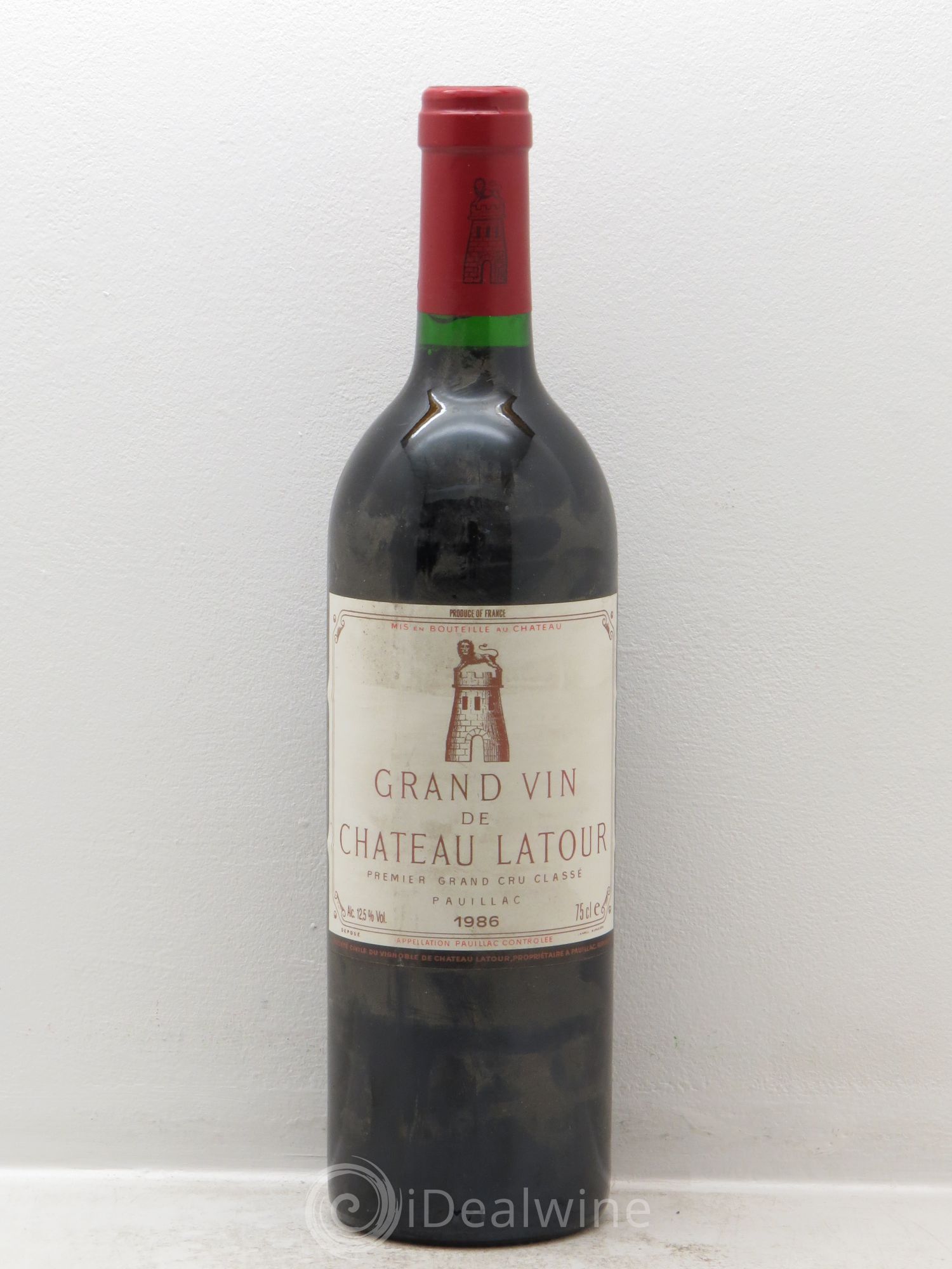 Château Latour 1er Grand Cru Classé 1986 - Lot de 1 bouteille - 0