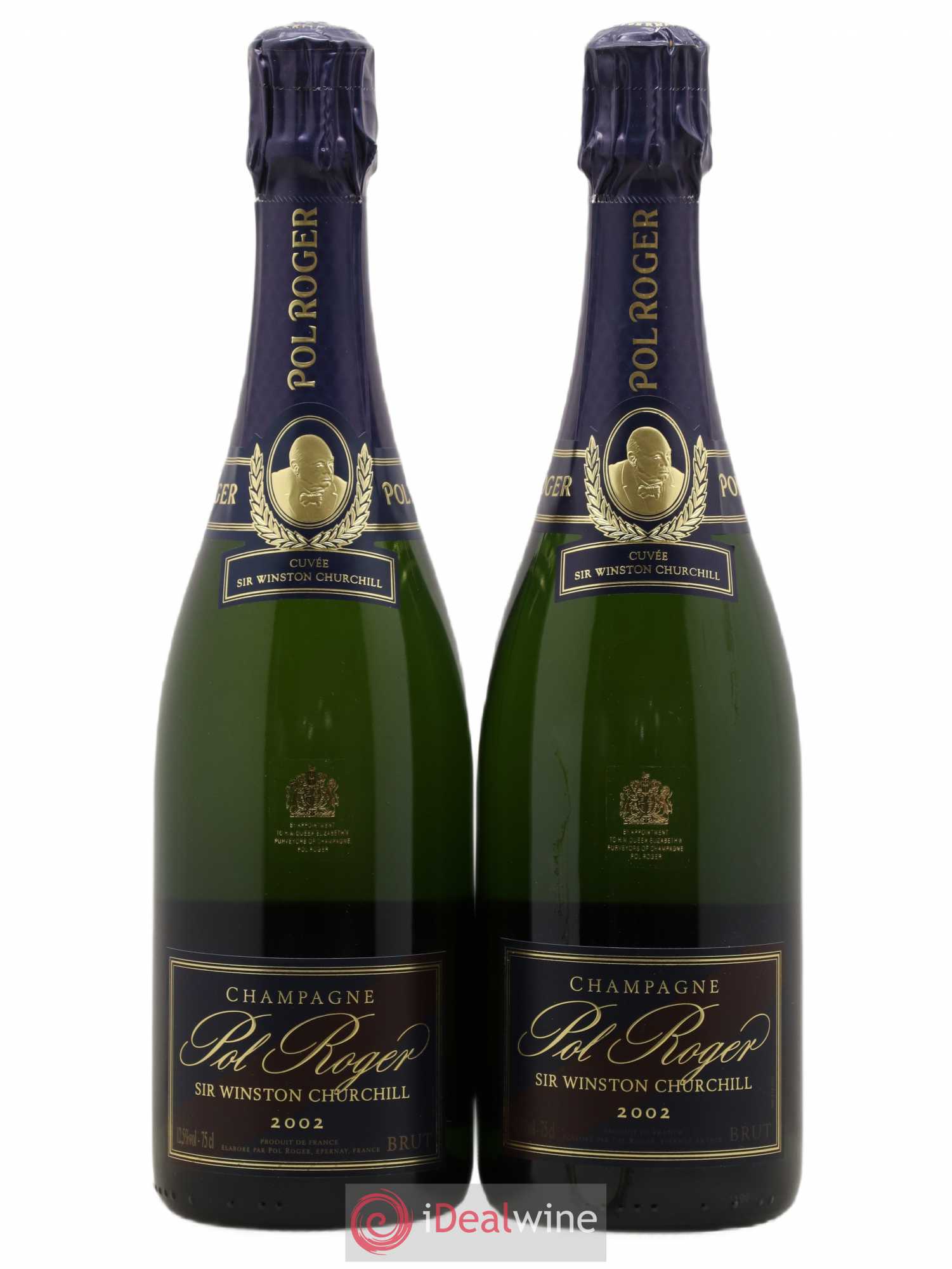 Cuvée Winston Churchill Pol Roger 2002 - Lot de 2 bouteilles - 0