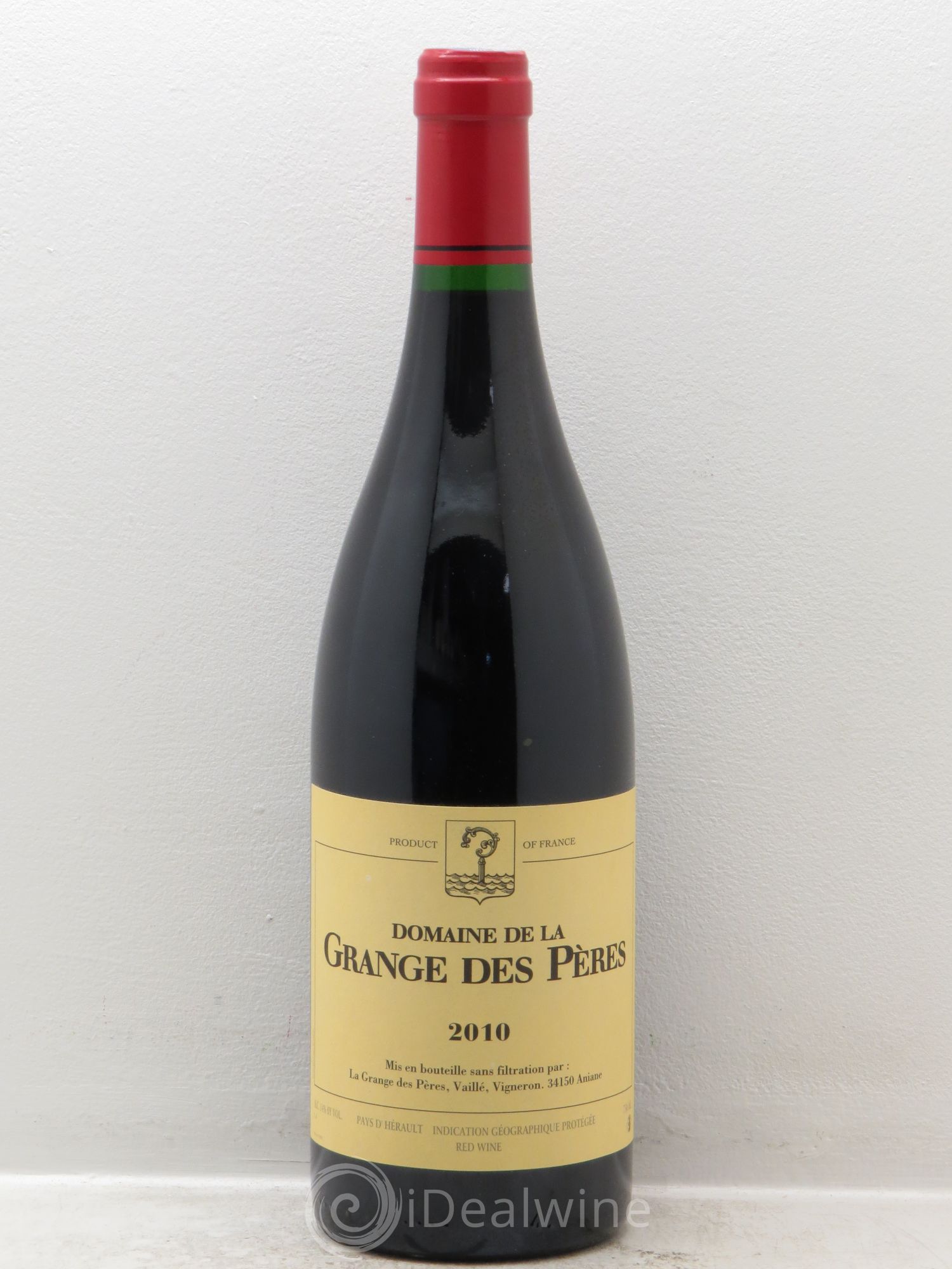 Pays d'Hérault Grange des Pères Laurent Vaillé 2010 - Lot de 1 bouteille - 0