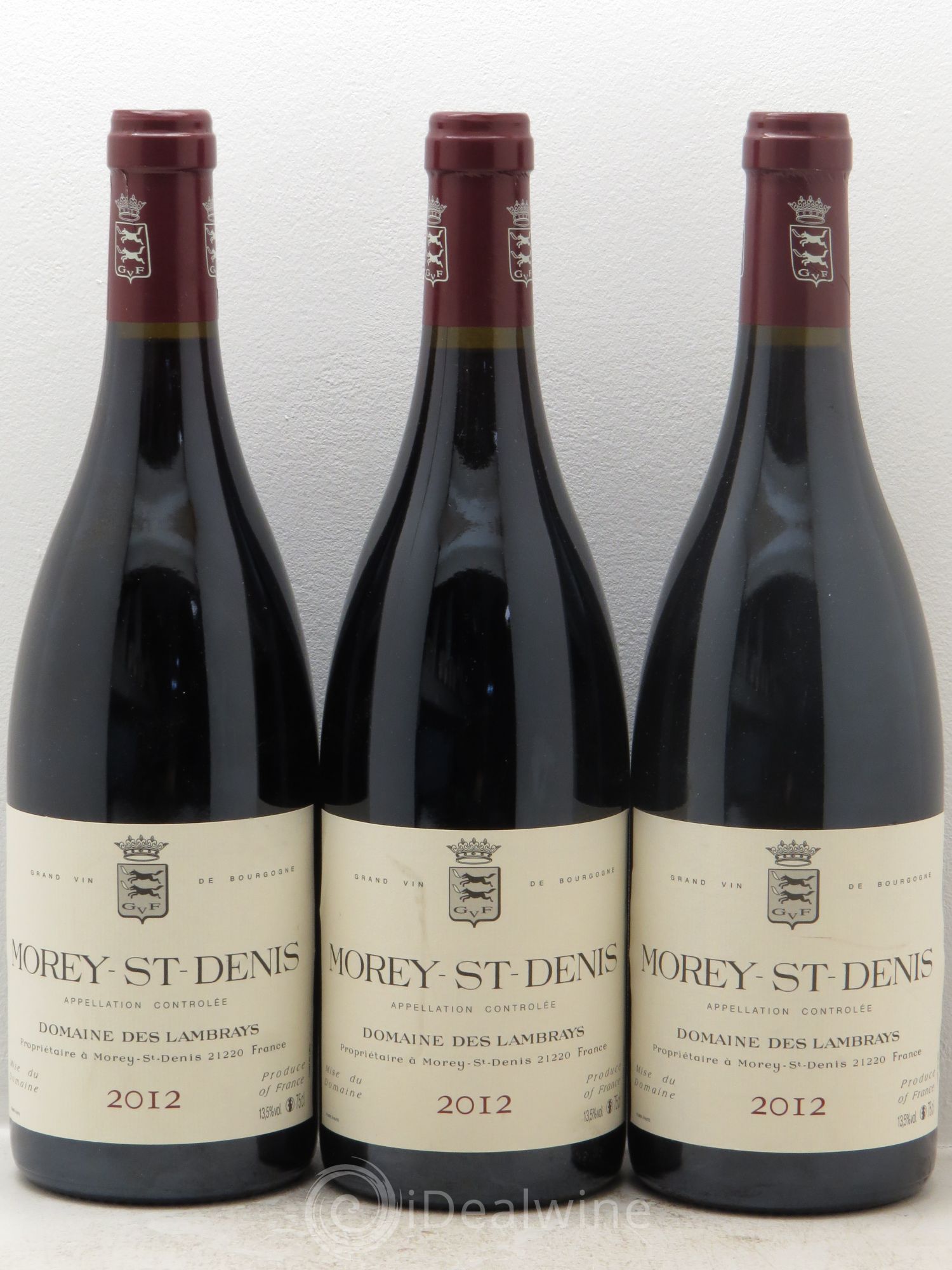 Morey-Saint-Denis Domaine des Lambrays 2012 - Lot de 3 bouteilles - 0